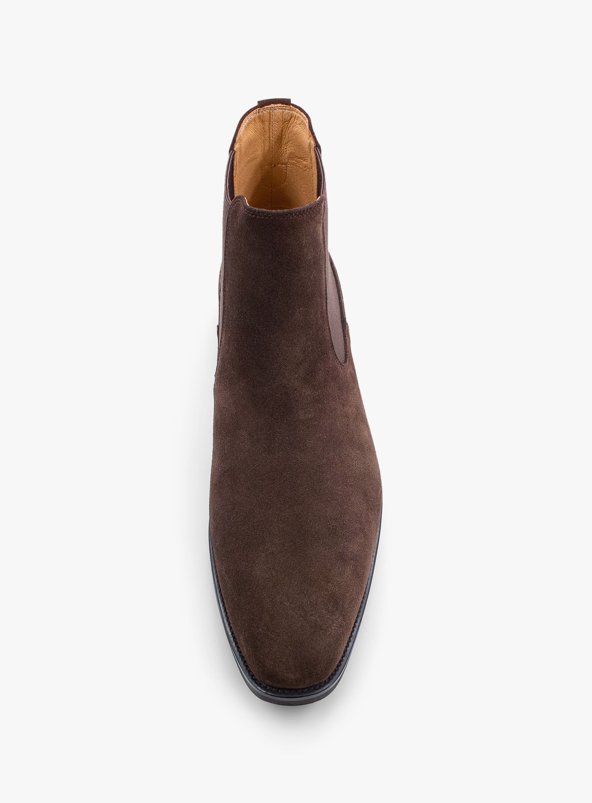 Vittorio Suede Chelsea Chocolate Boot