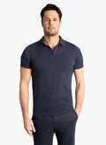 Asti Short Sleeve Navy Polo
