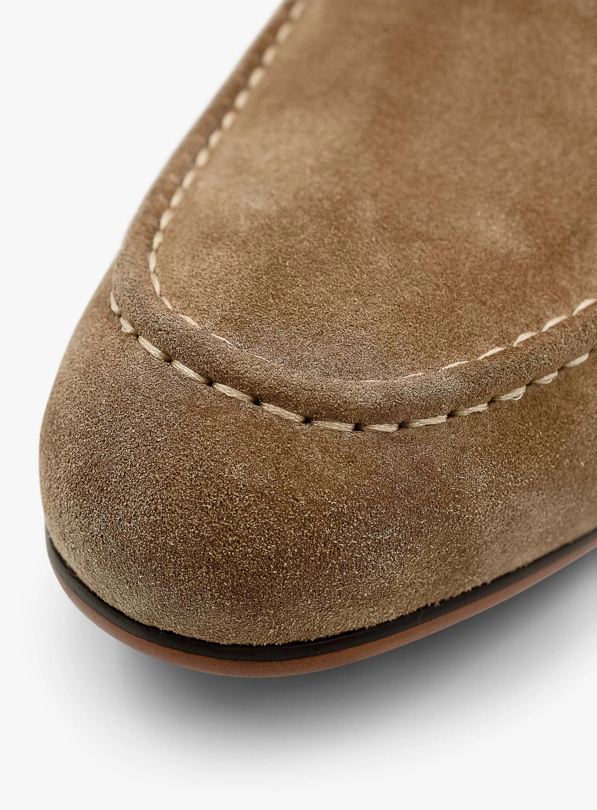 Caramel Suede Penny Loafer