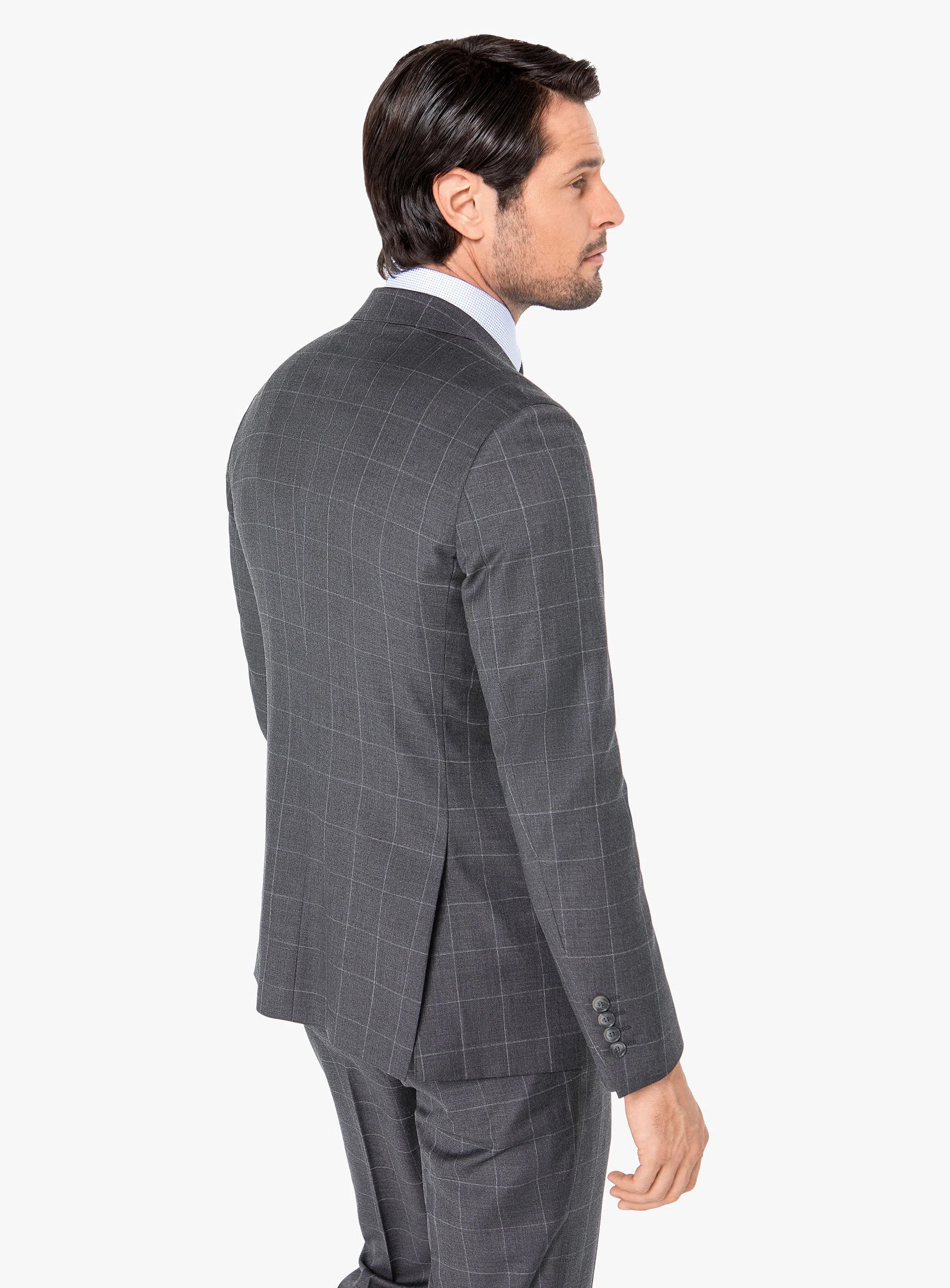 Cioran Overcheck Grey Suit