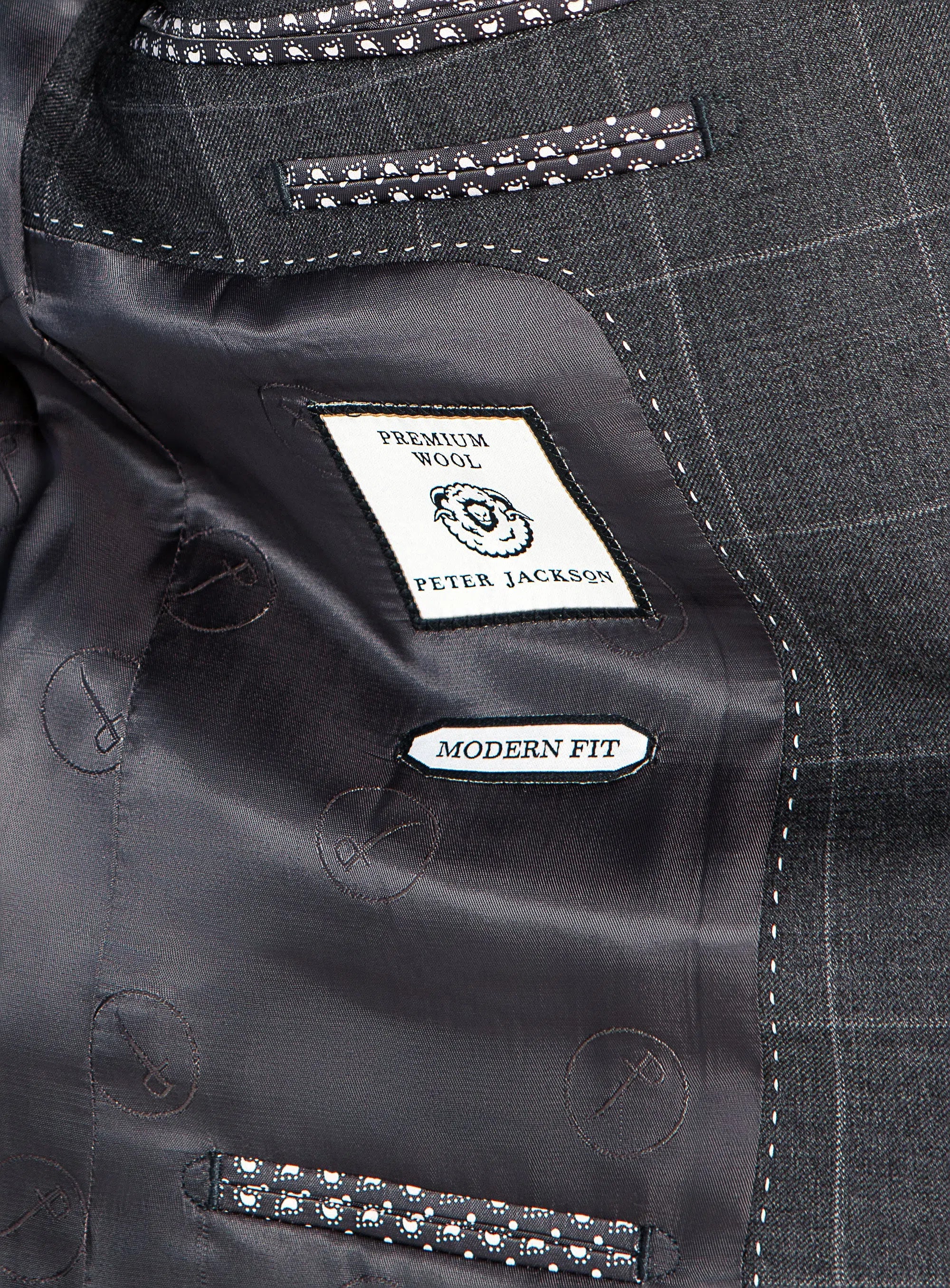 Cioran Overcheck Grey Suit