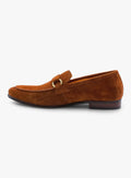 Suede Cognac Brown Loafer