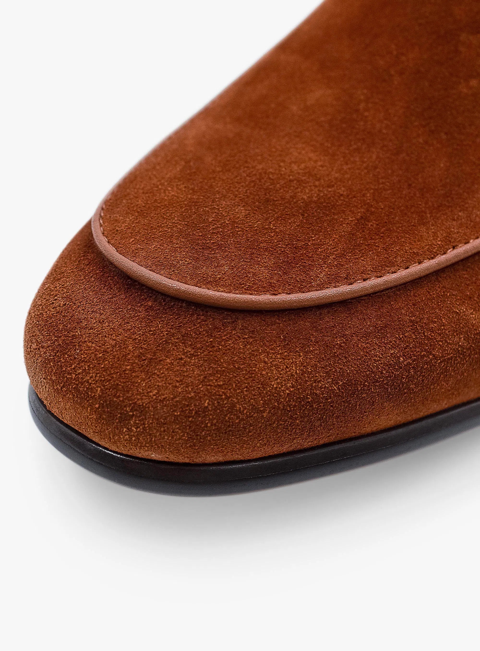 Cognac Suede Loafer