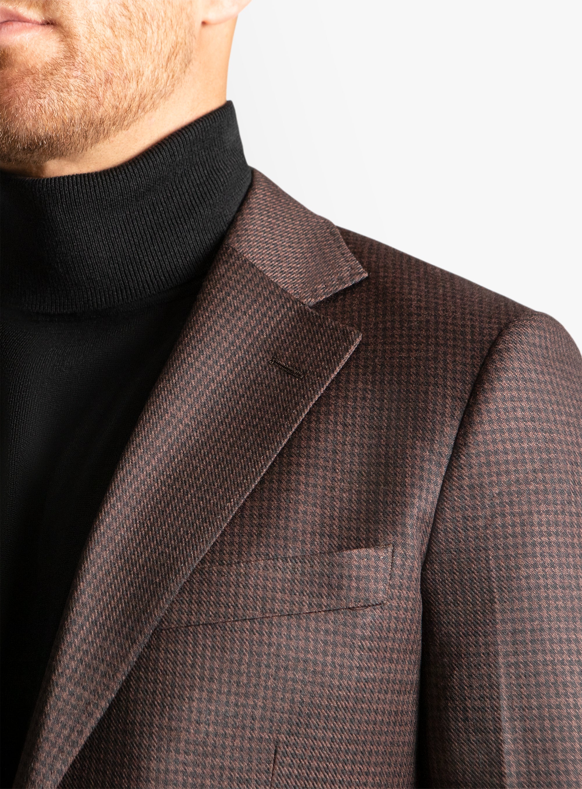 Vitale Puppytooth Chocolate Black Jacket