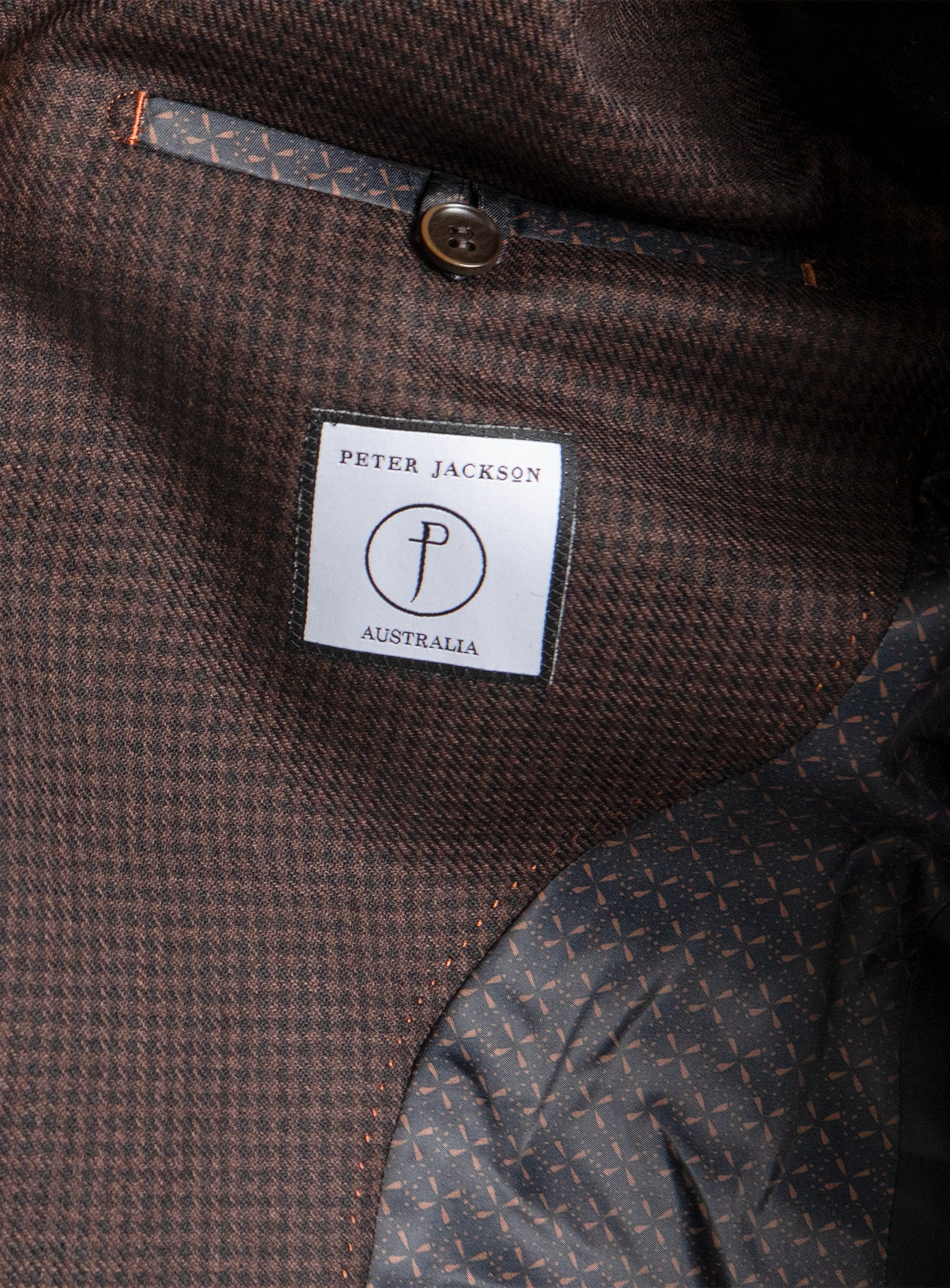 Vitale Puppytooth Chocolate Black Jacket