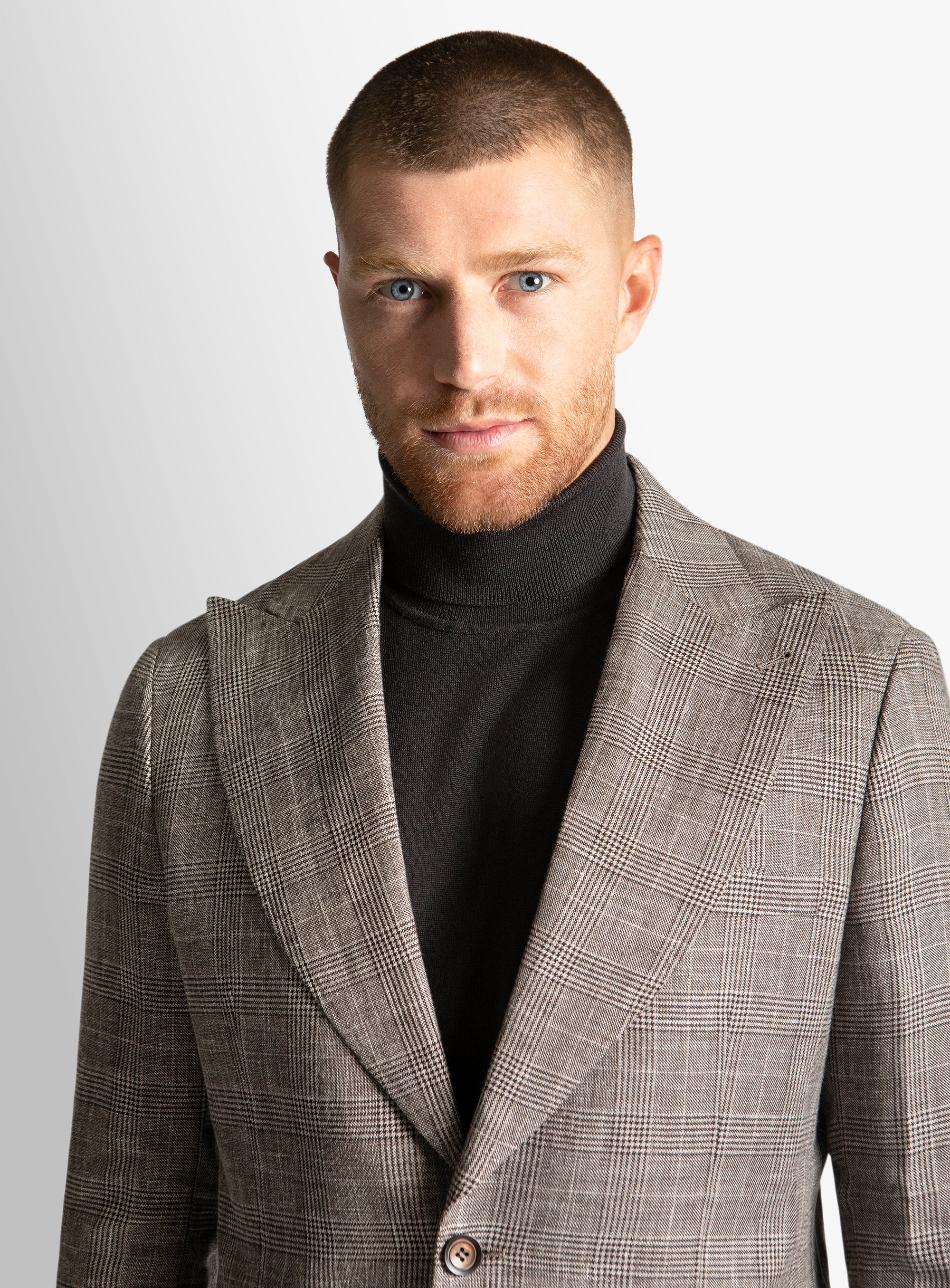 Portici Plaid Chocolate Jacket