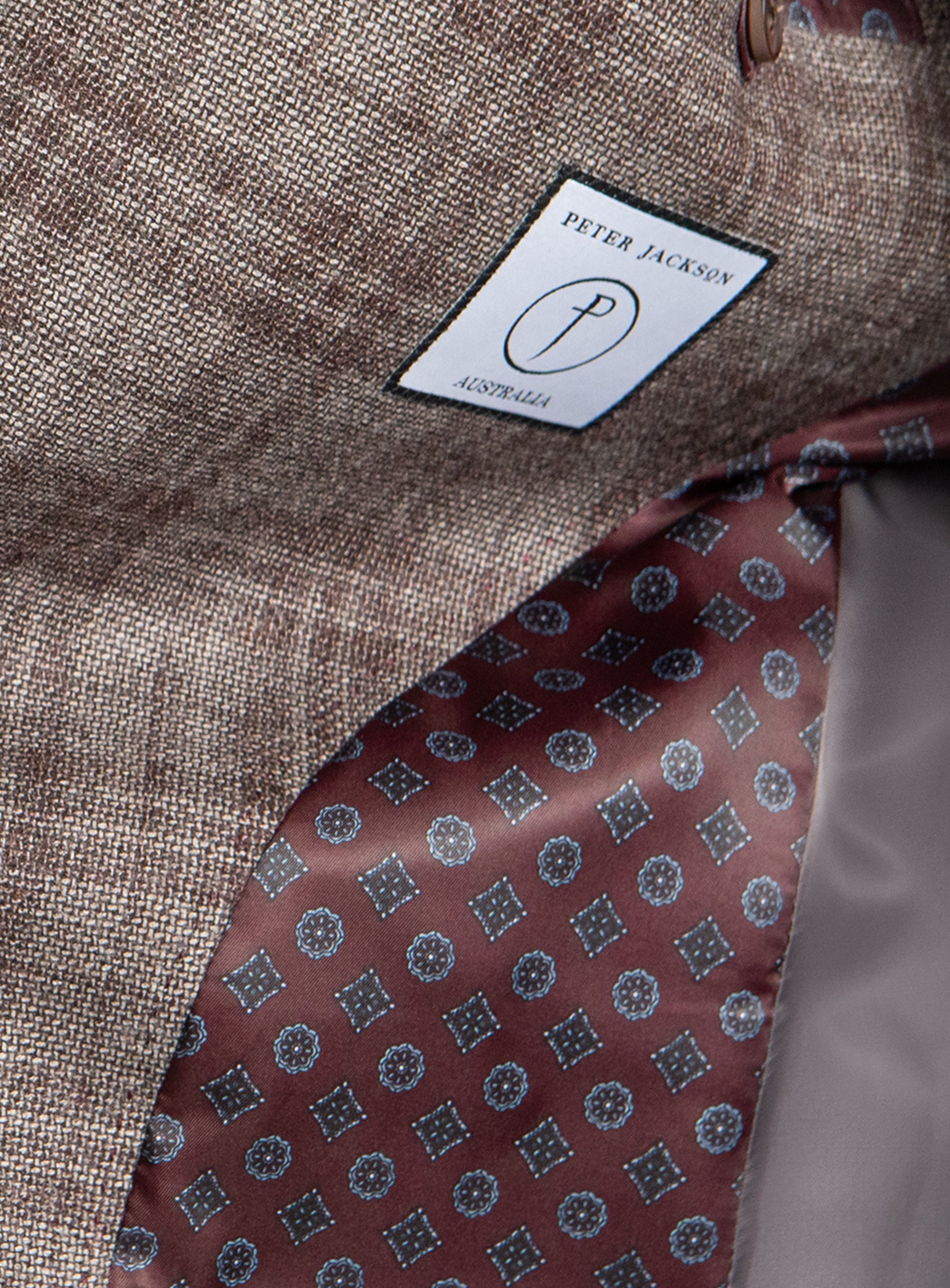 Vitale Plaid Grey-Berry Jacket