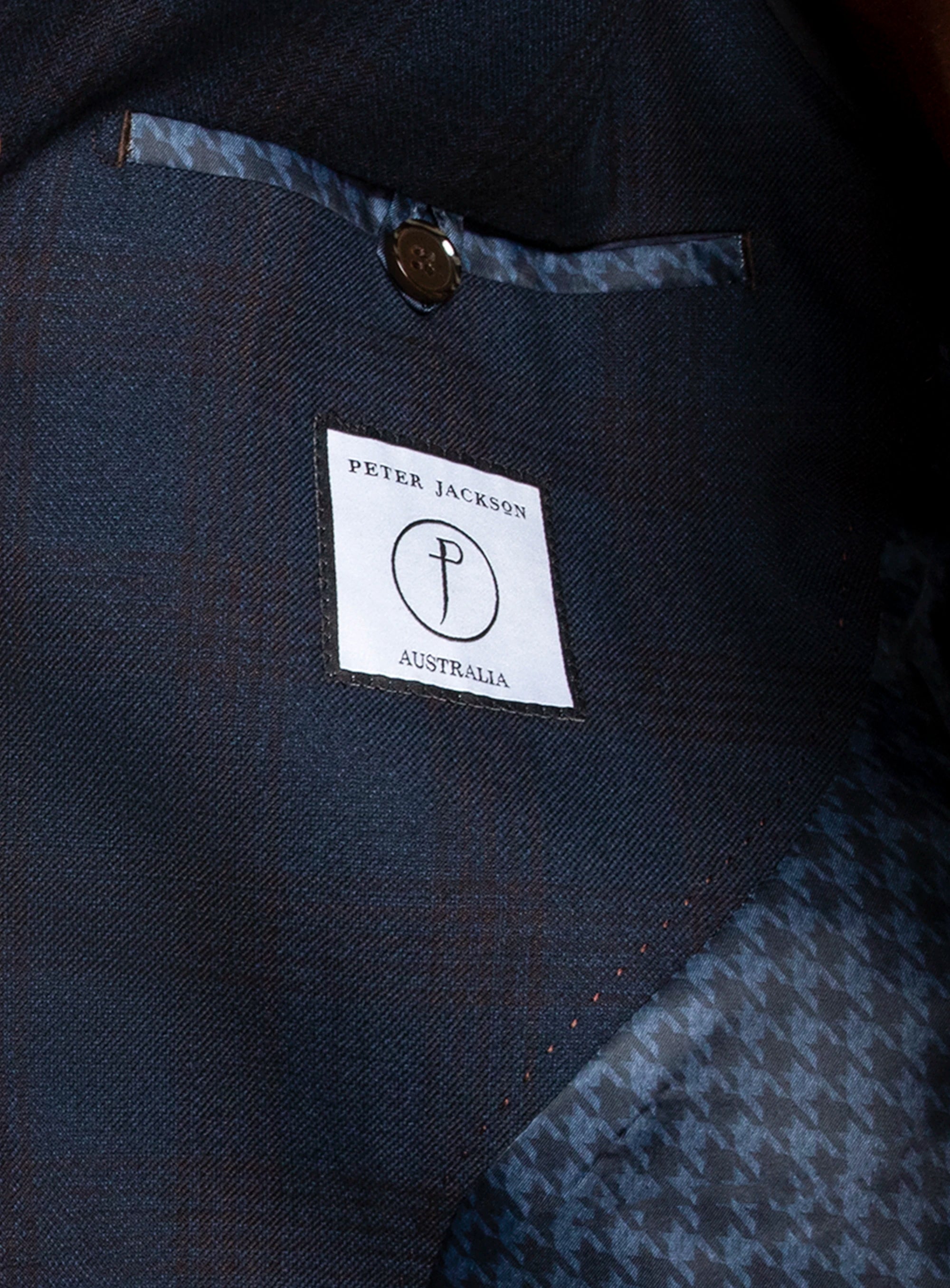 Luzio Plaid Navy Jacket