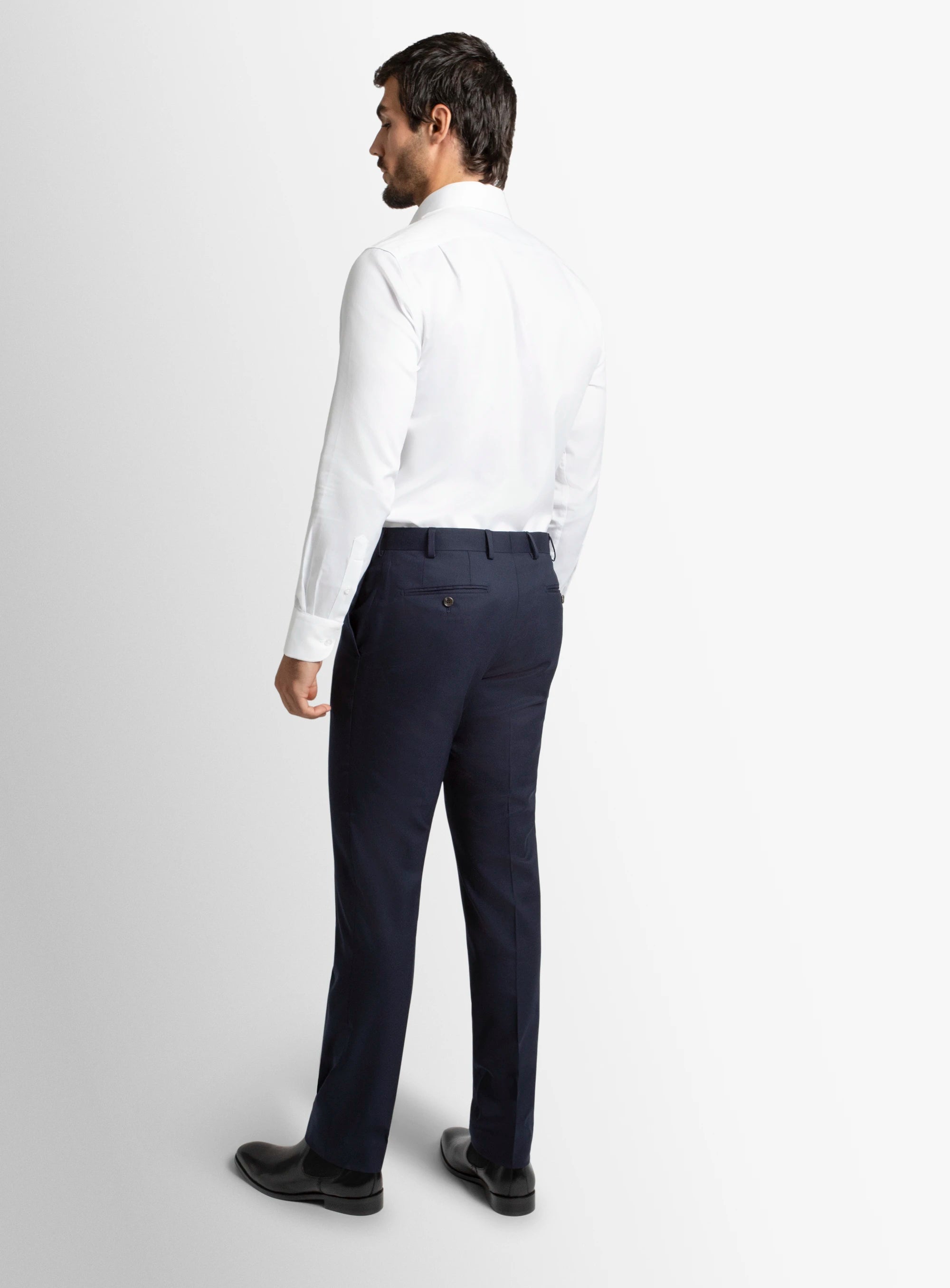 Dexter Navy Twill Trousers