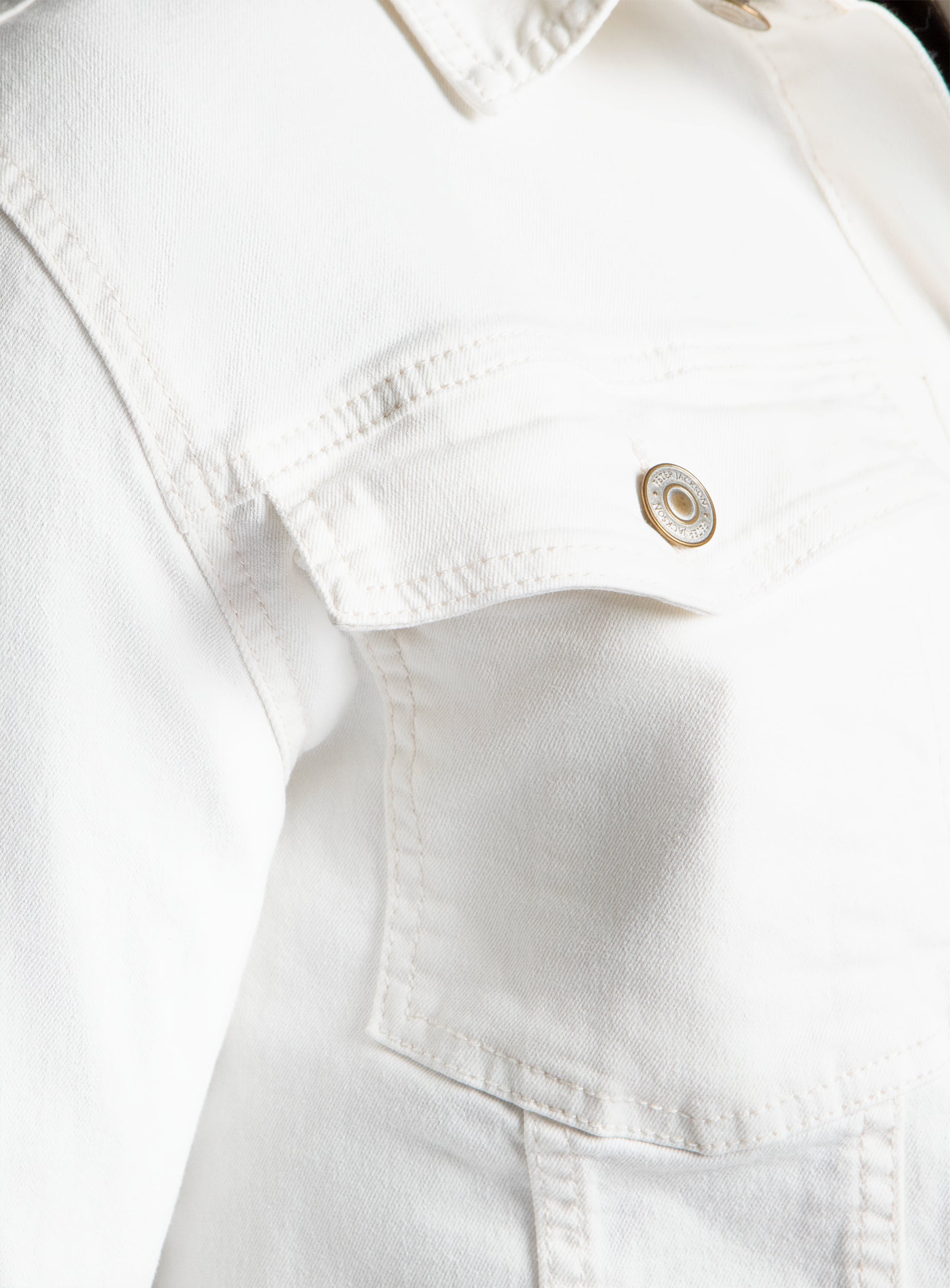 Alessio Off White Denim Jacket