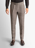 Sienna Plaid Chocolate Trousers