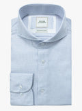Milan Jacquard Blue Shirt