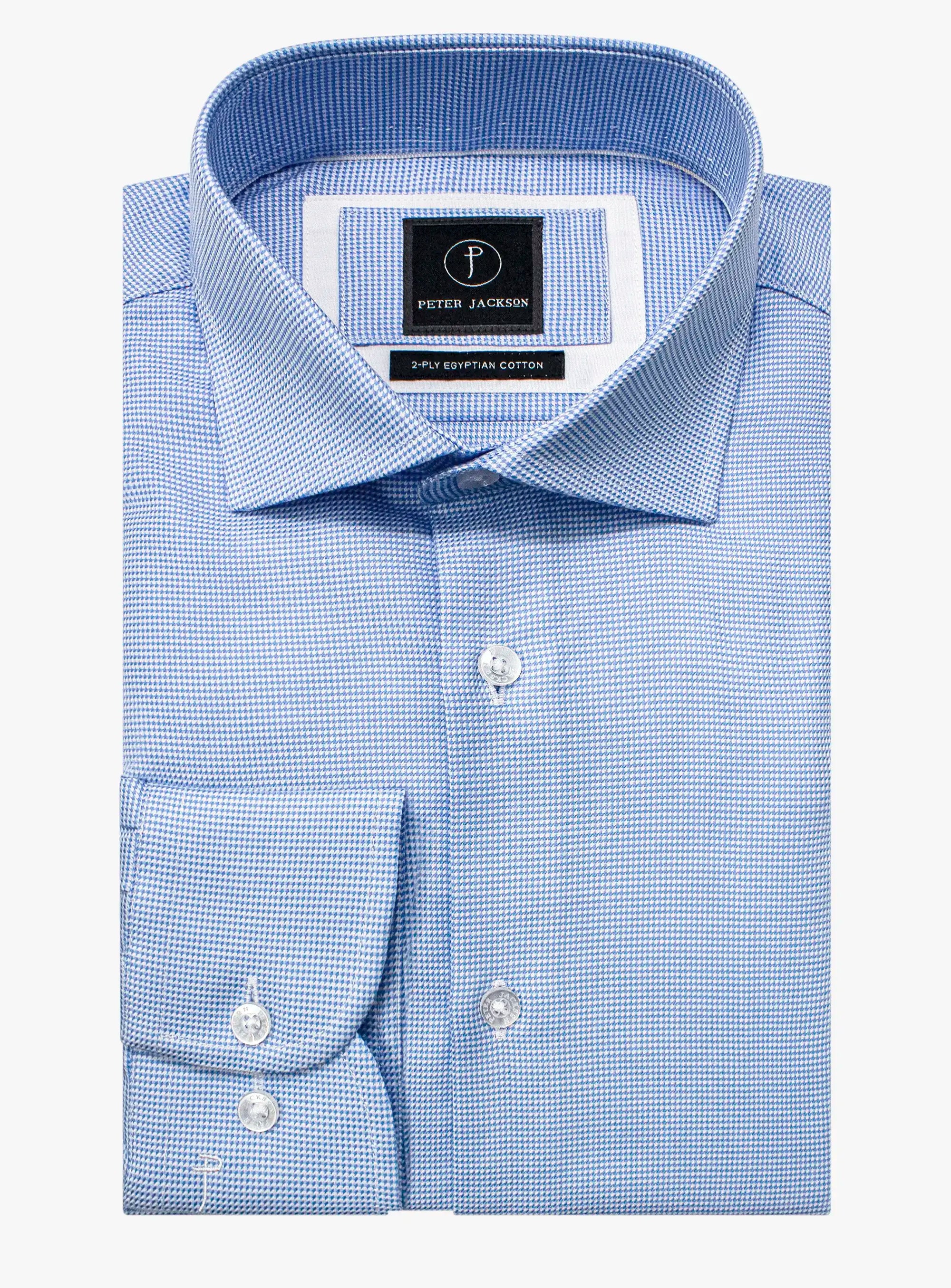 Milan Puppytooth Sky Shirt