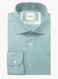 Milan Micro Dobby Green Shirt
