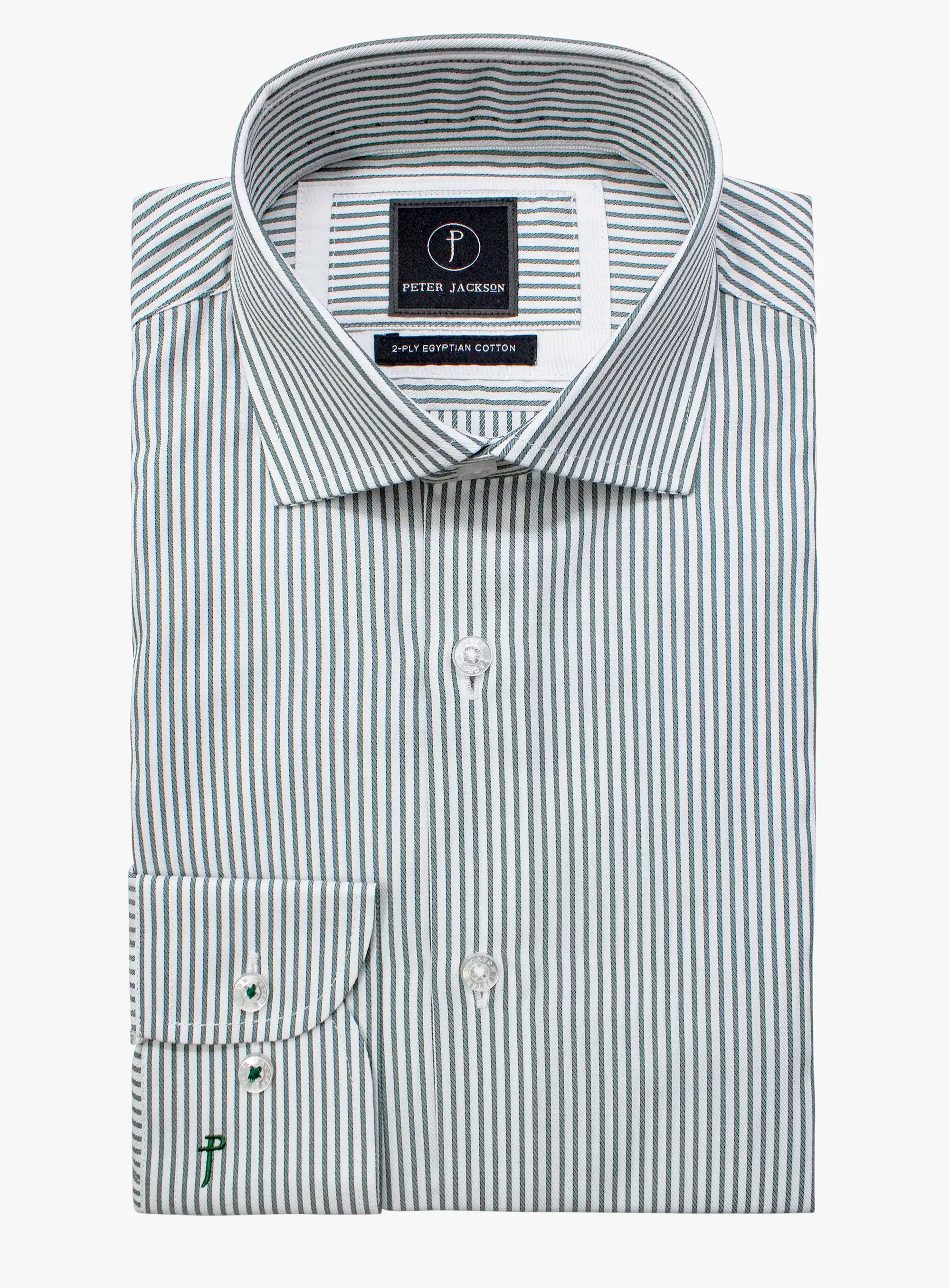 Milan Green Stripe Shirt