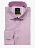 Milan Jacquard Pink Shirt