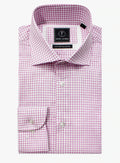 Milan Mini-Check Pink Shirt
