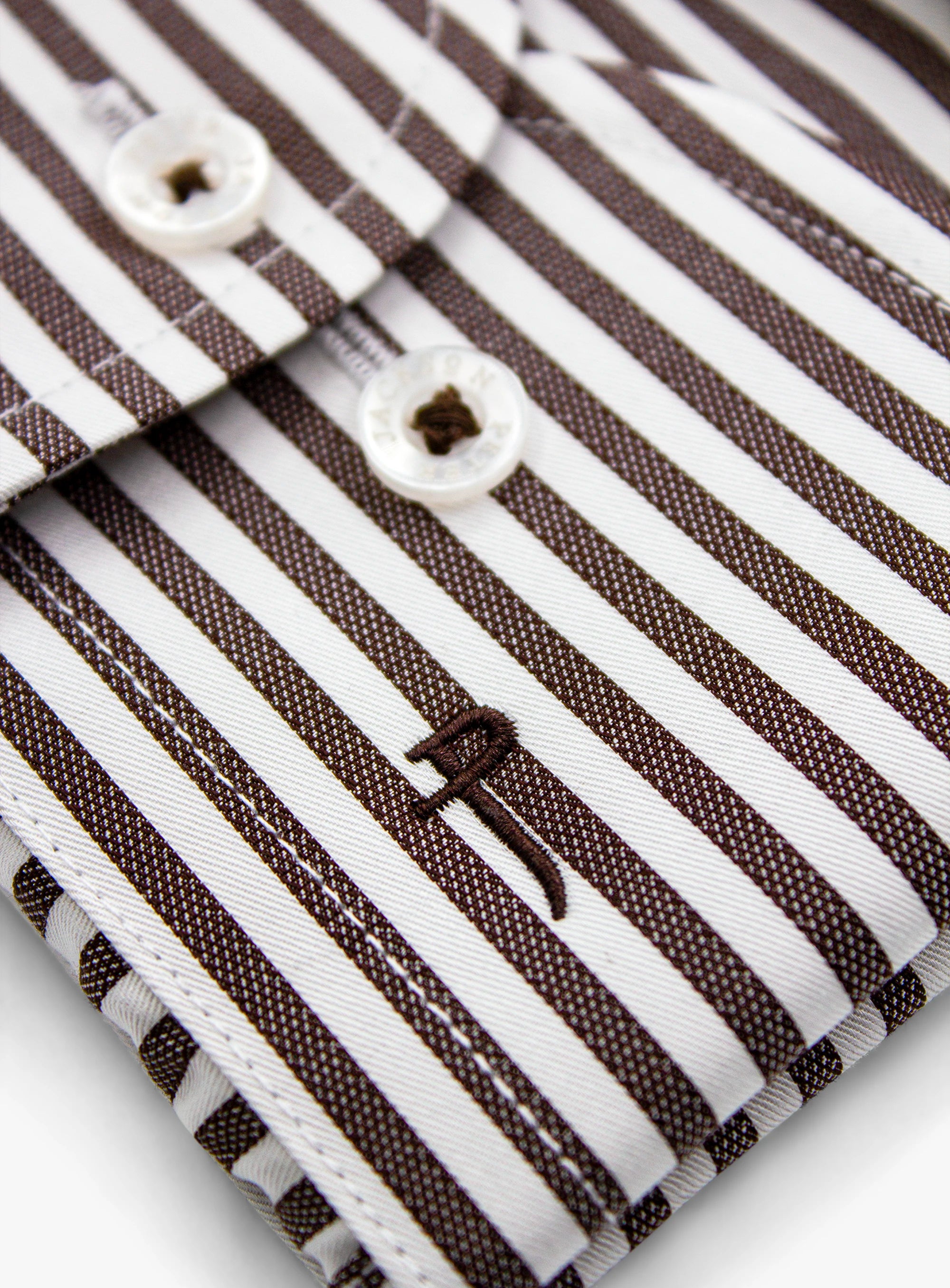 Florence Stripe Chocolate Shirt