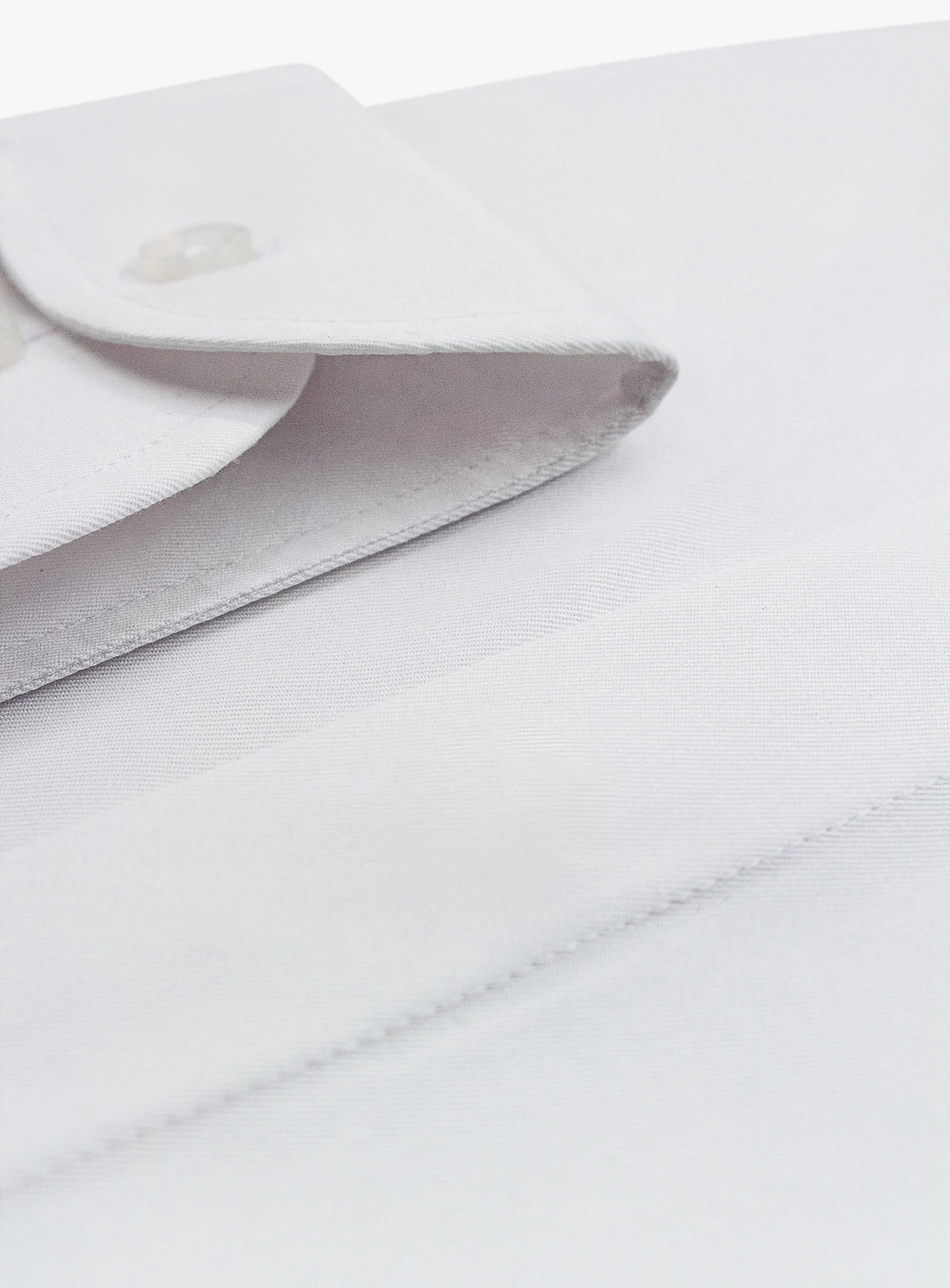 Roccia Twill Slim Fit White Shirt