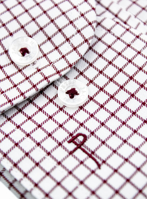 Milan Check Mulberry Shirt