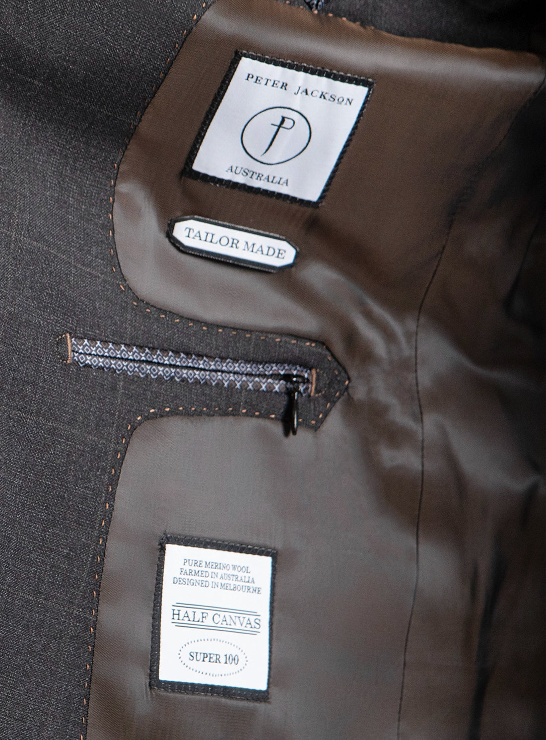 Spinoza Overcheck Charcoal Suit