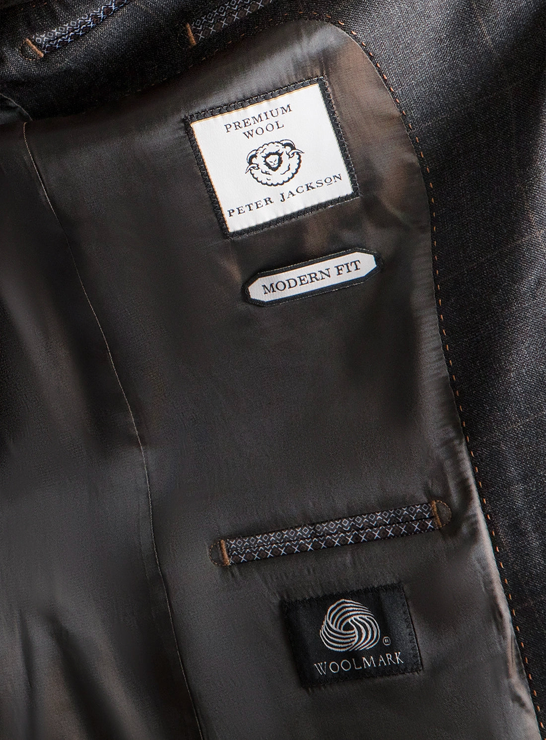 Spinoza Overcheck Charcoal Suit