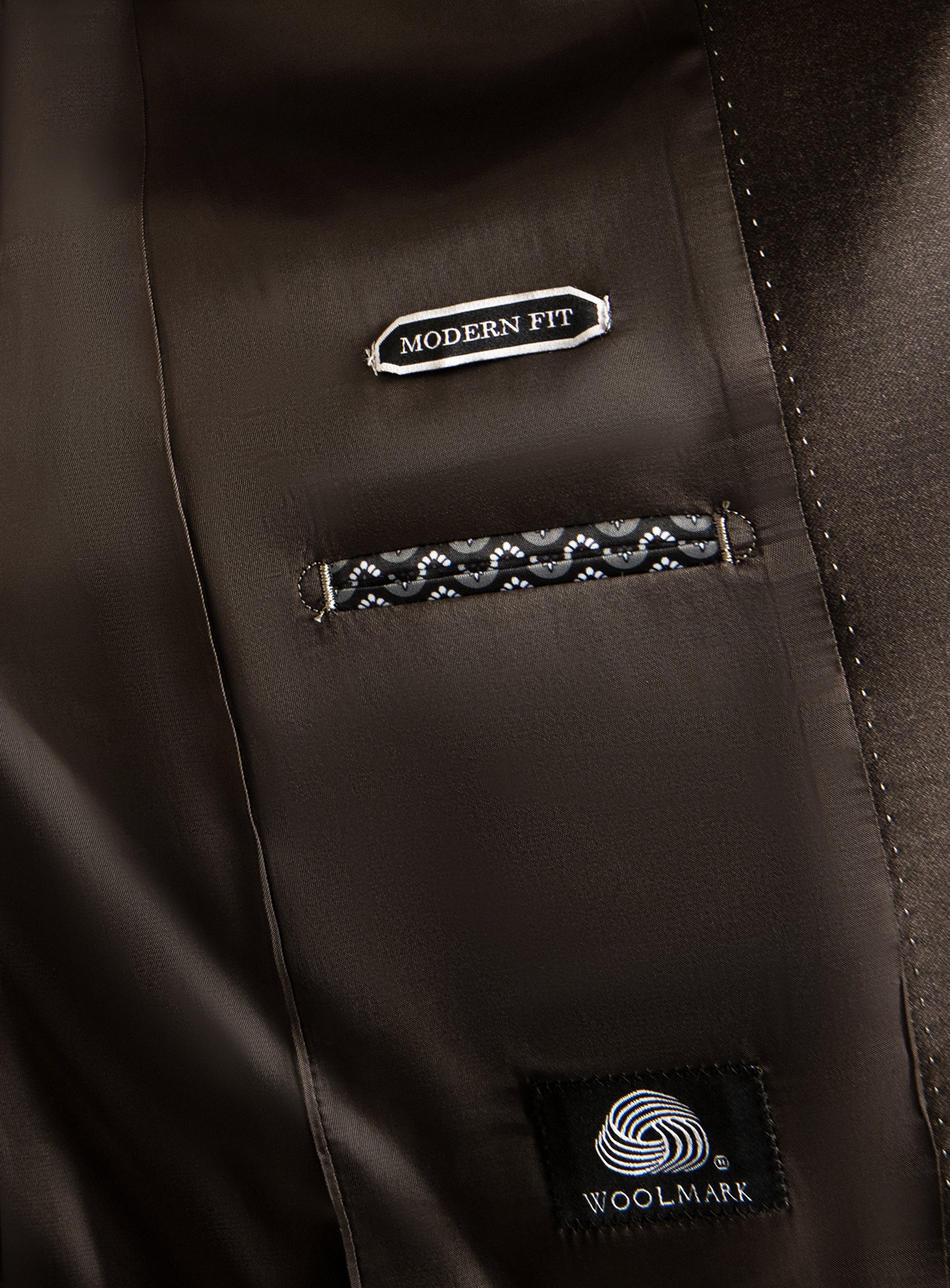 Furio Mouline Chocolate Suit
