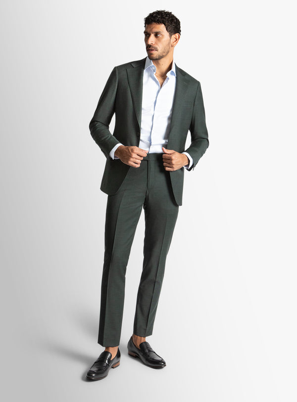 Avanti Plaid Green Suit