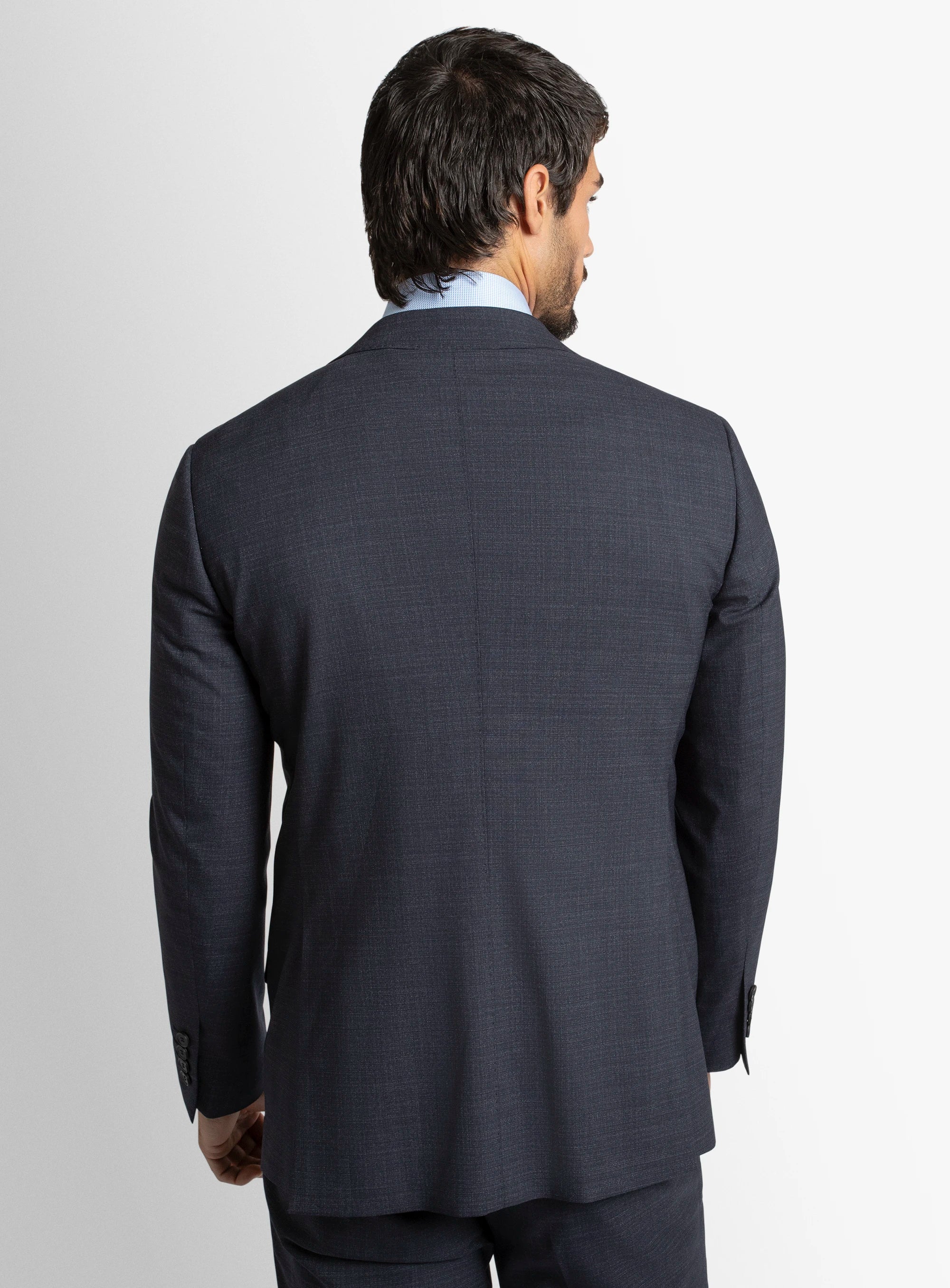 Auditore Mouline Navy Suit