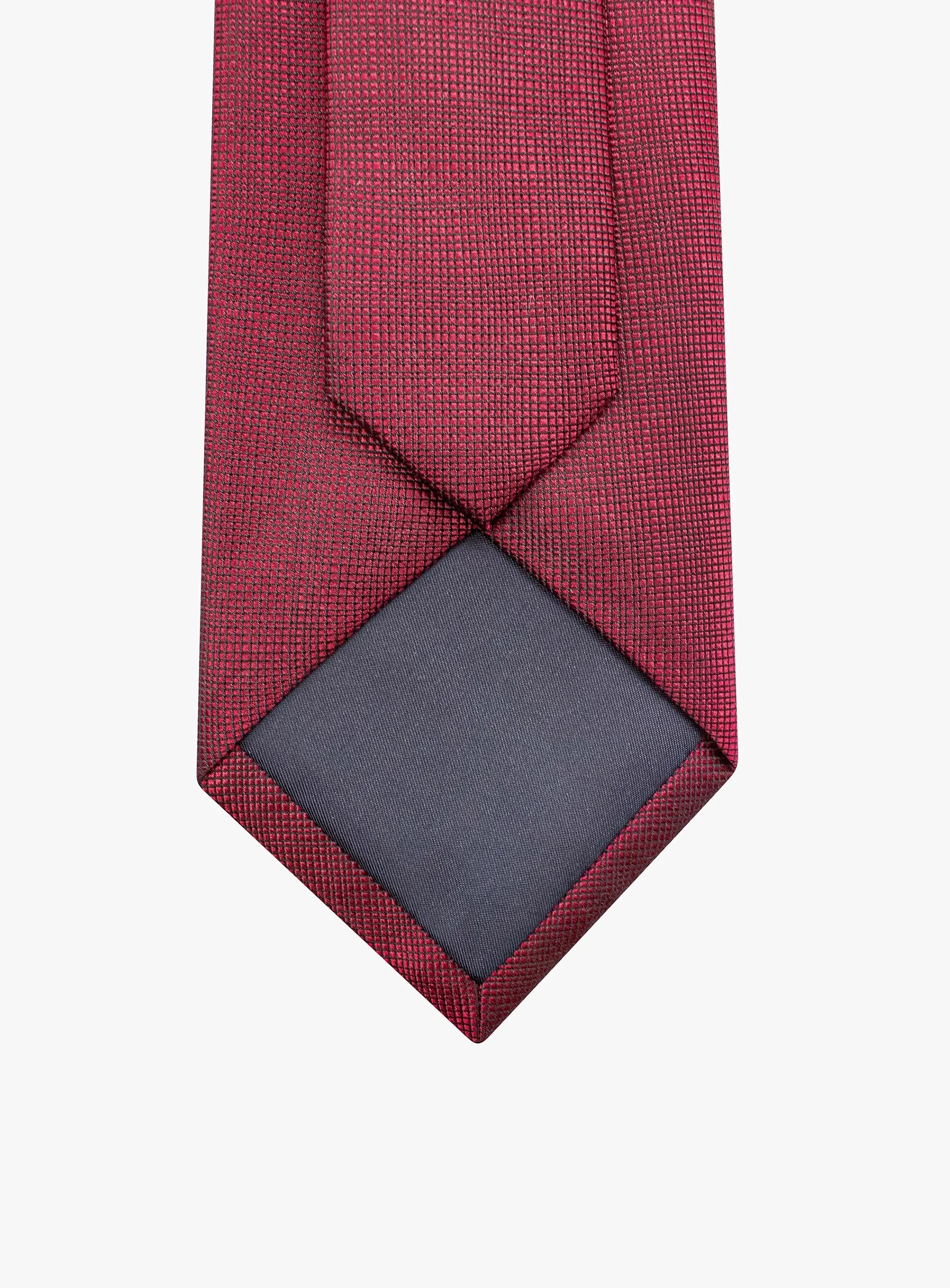 Textured Burgundy Tie
