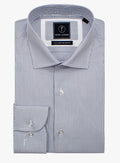 Milan Grey Oxford Stripe Shirt