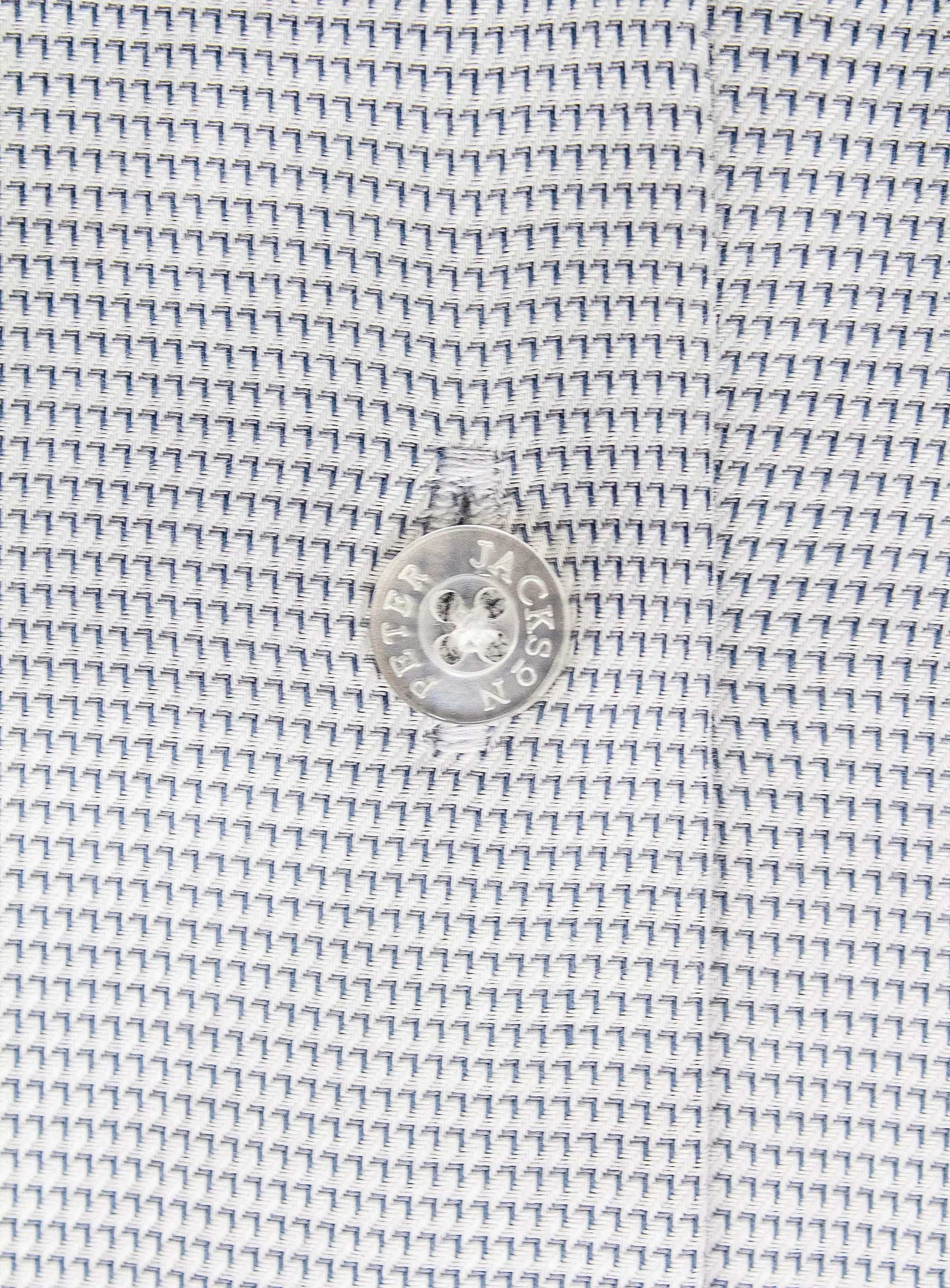 Milan White/Grey Micro Shirt