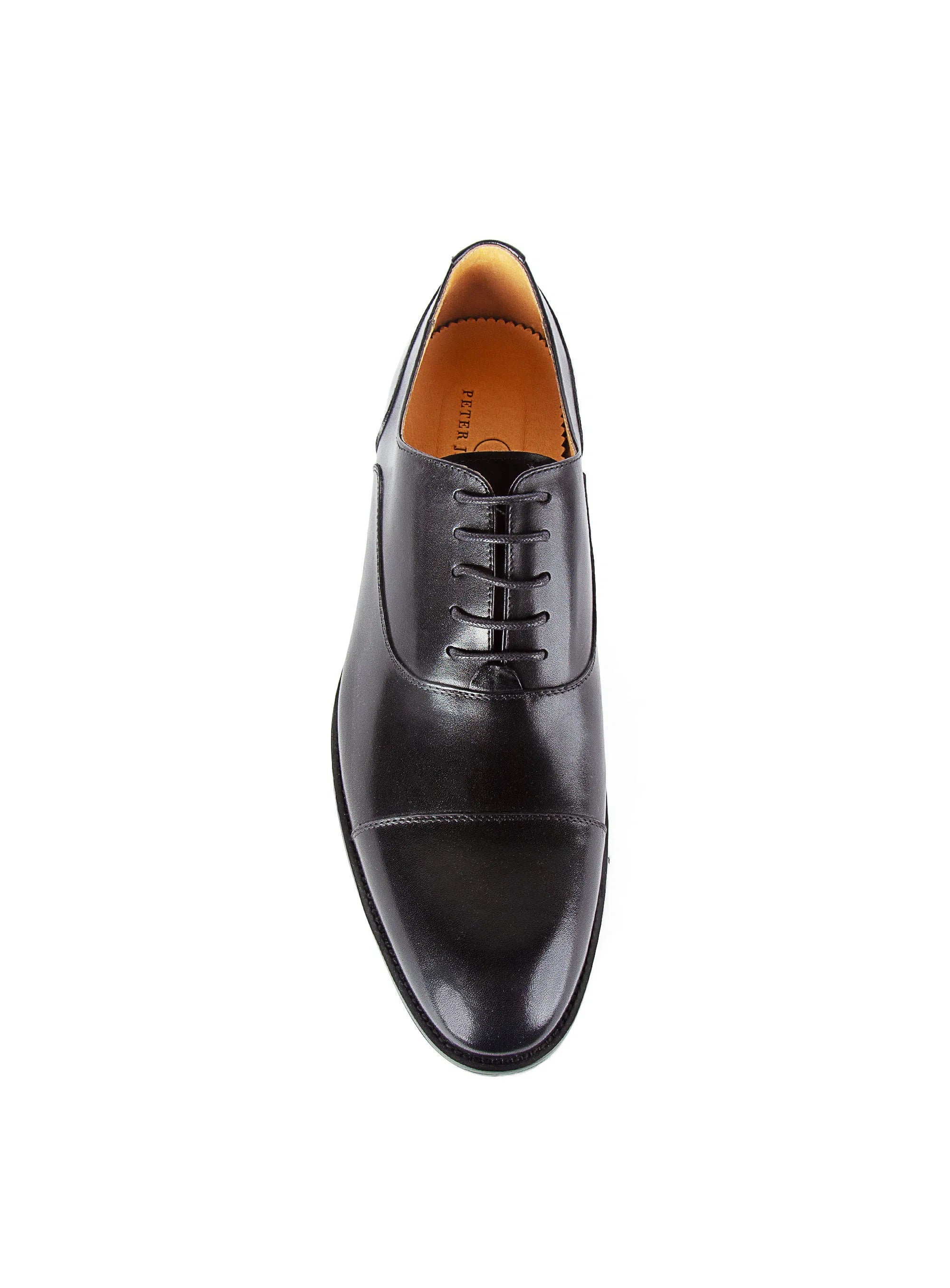 Montisanti Black Toe Cap Derby