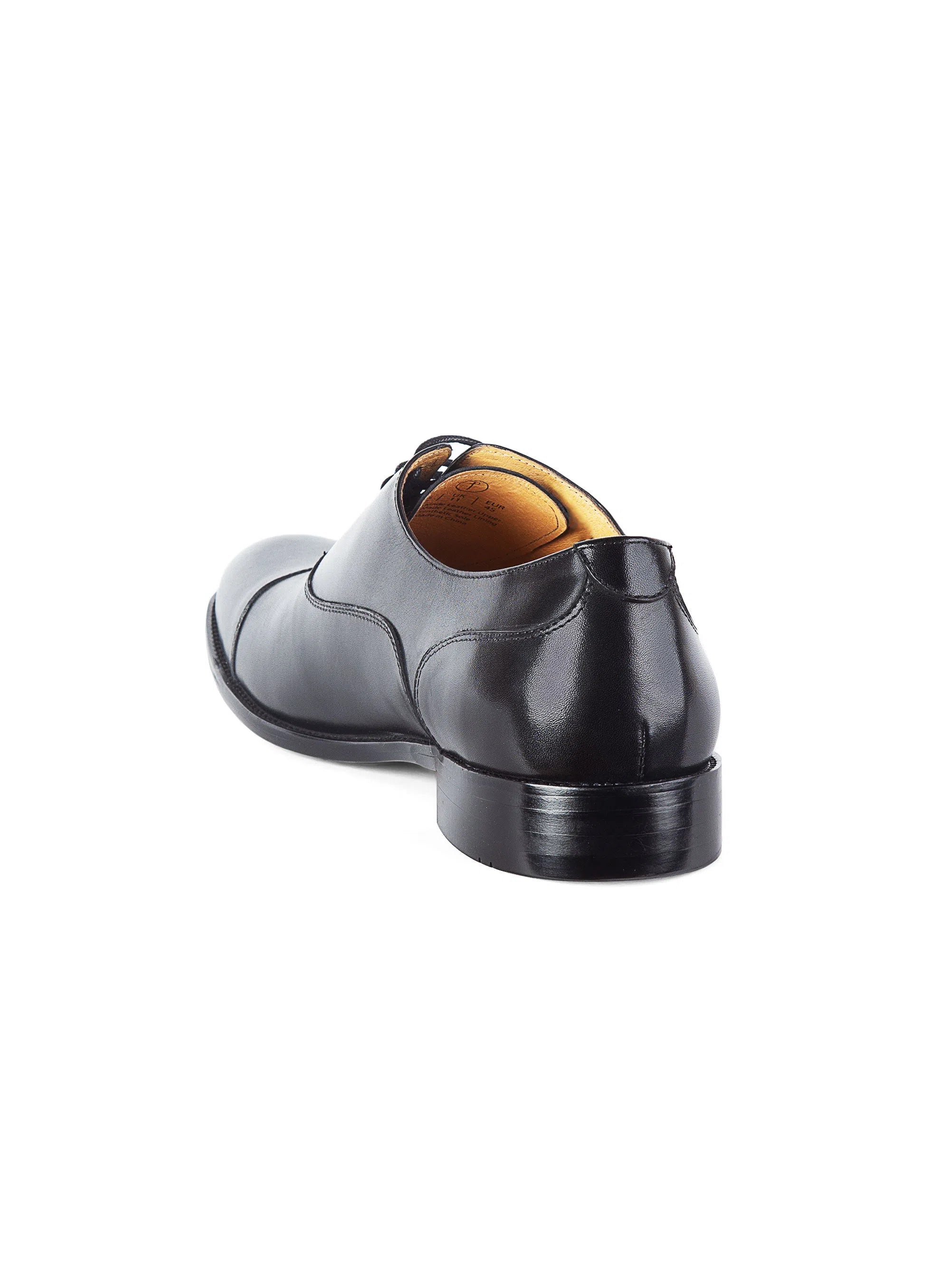 Montisanti Black Toe Cap Derby