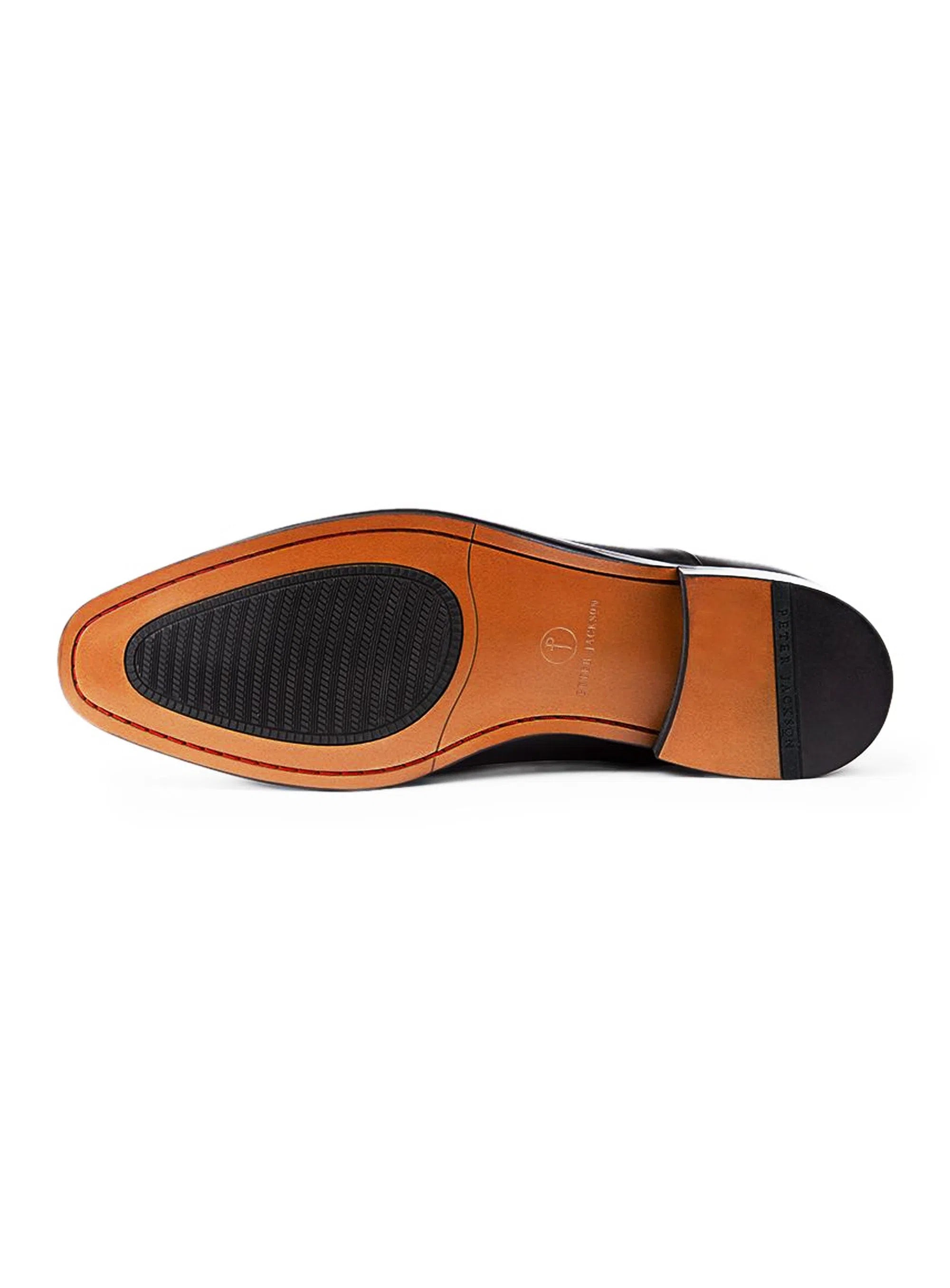 Montisanti Black Toe Cap Derby