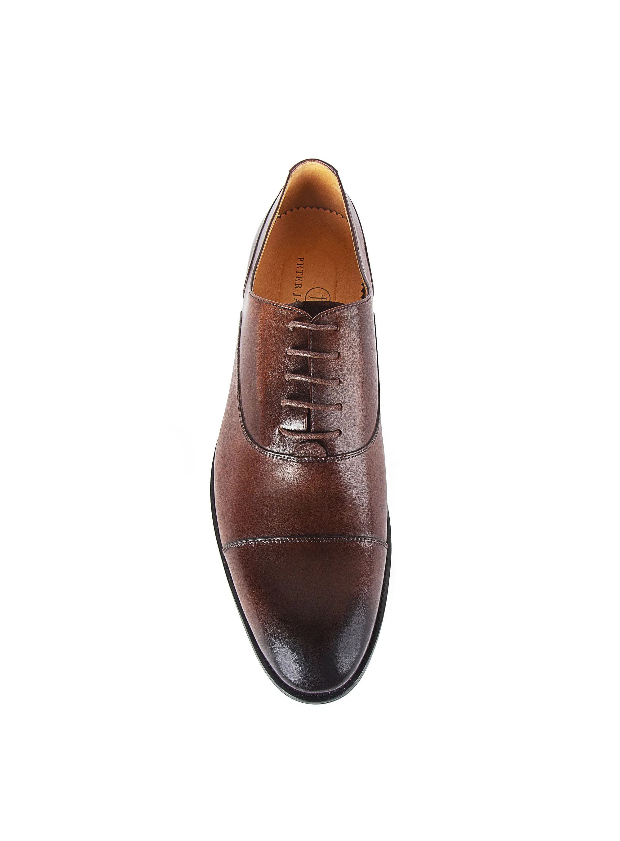 Montisanti Brown Toe Cap Derby