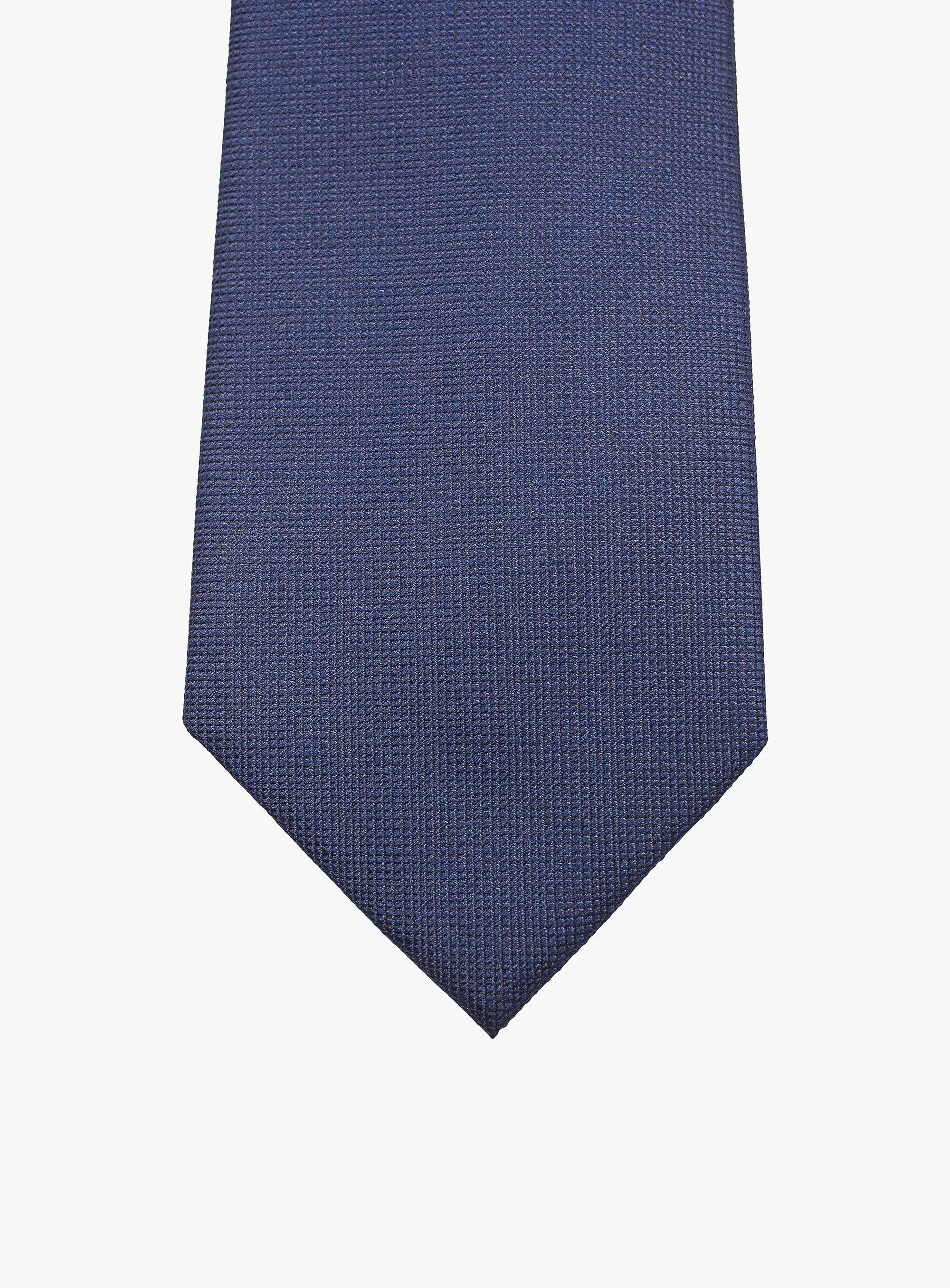 Navy Textured Tie