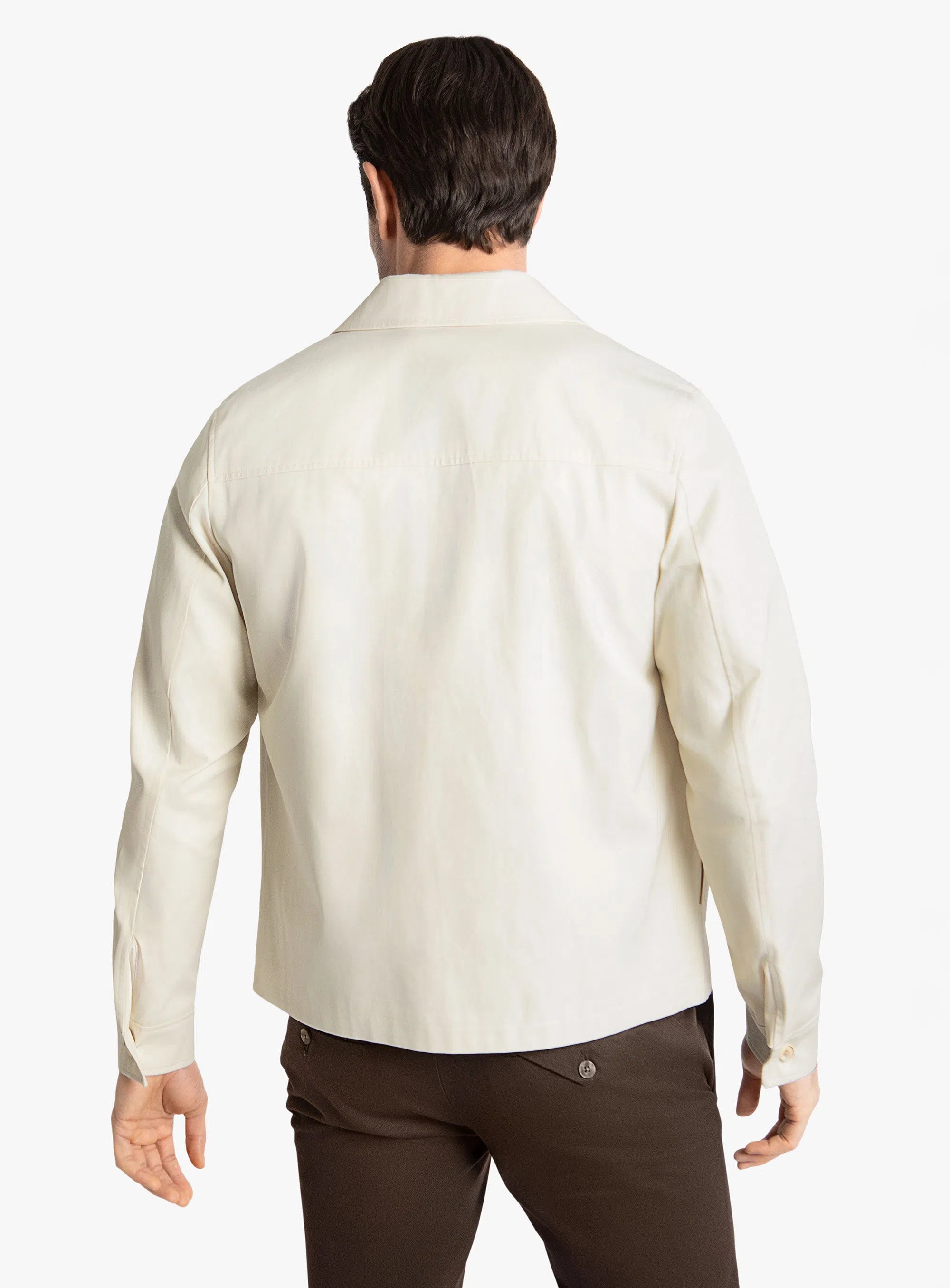 Orlando Cream Technical Twill Jacket