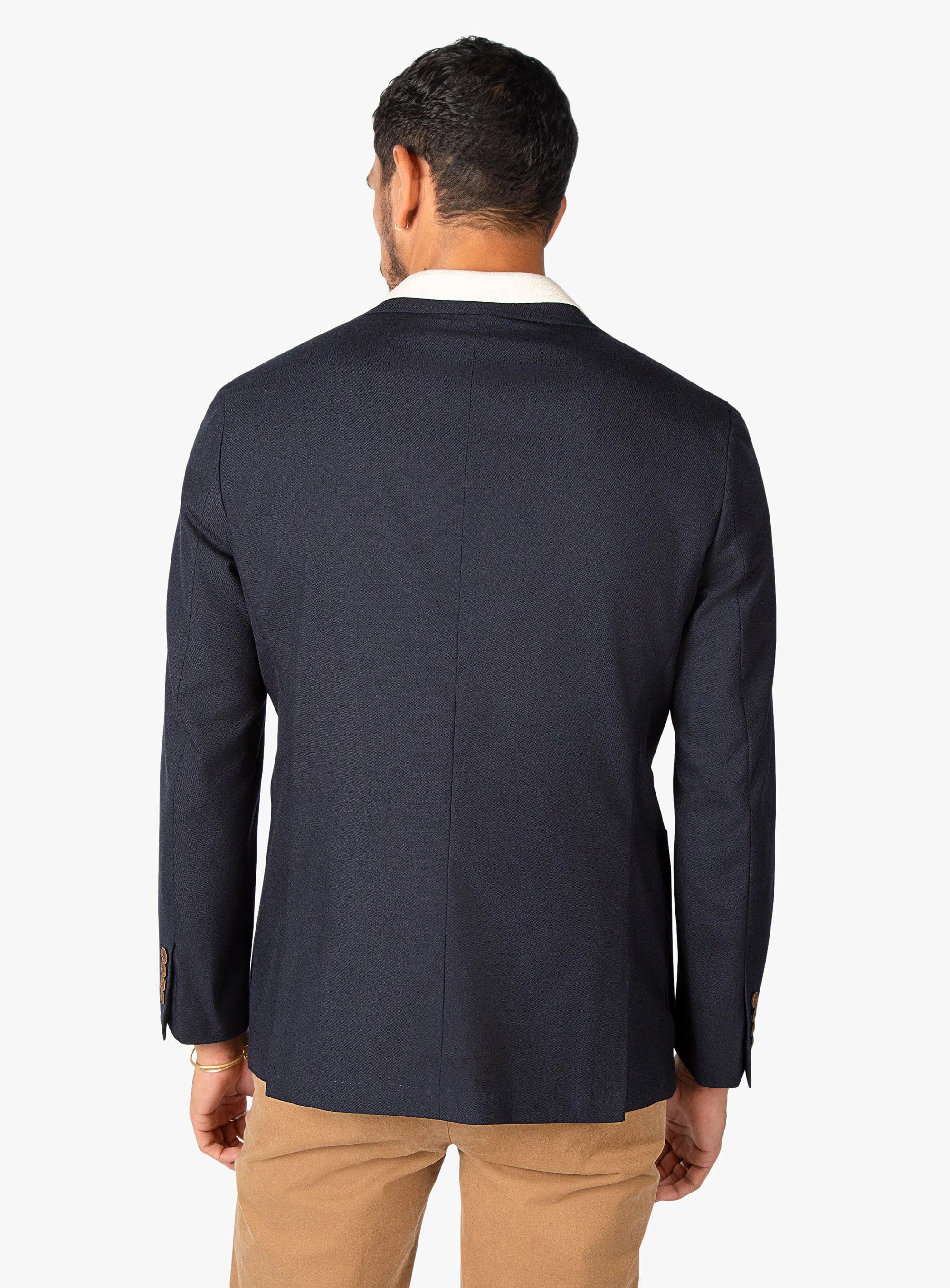 Prato Marzotto Navy Blazer