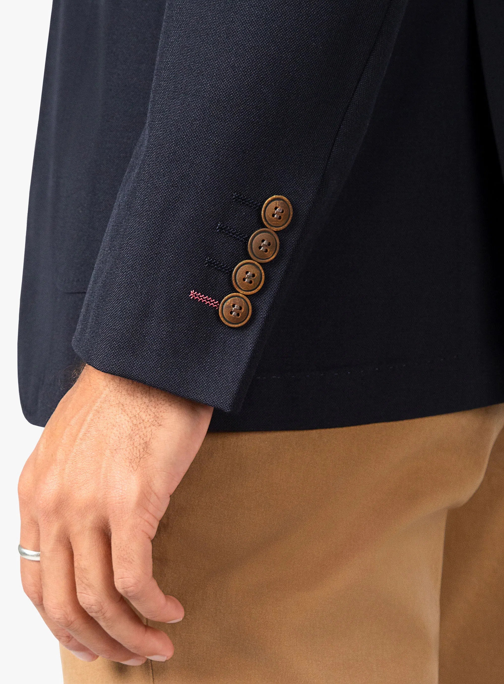 Prato Marzotto Navy Blazer