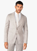 Varese Stepped Weave Chocolate Jacket