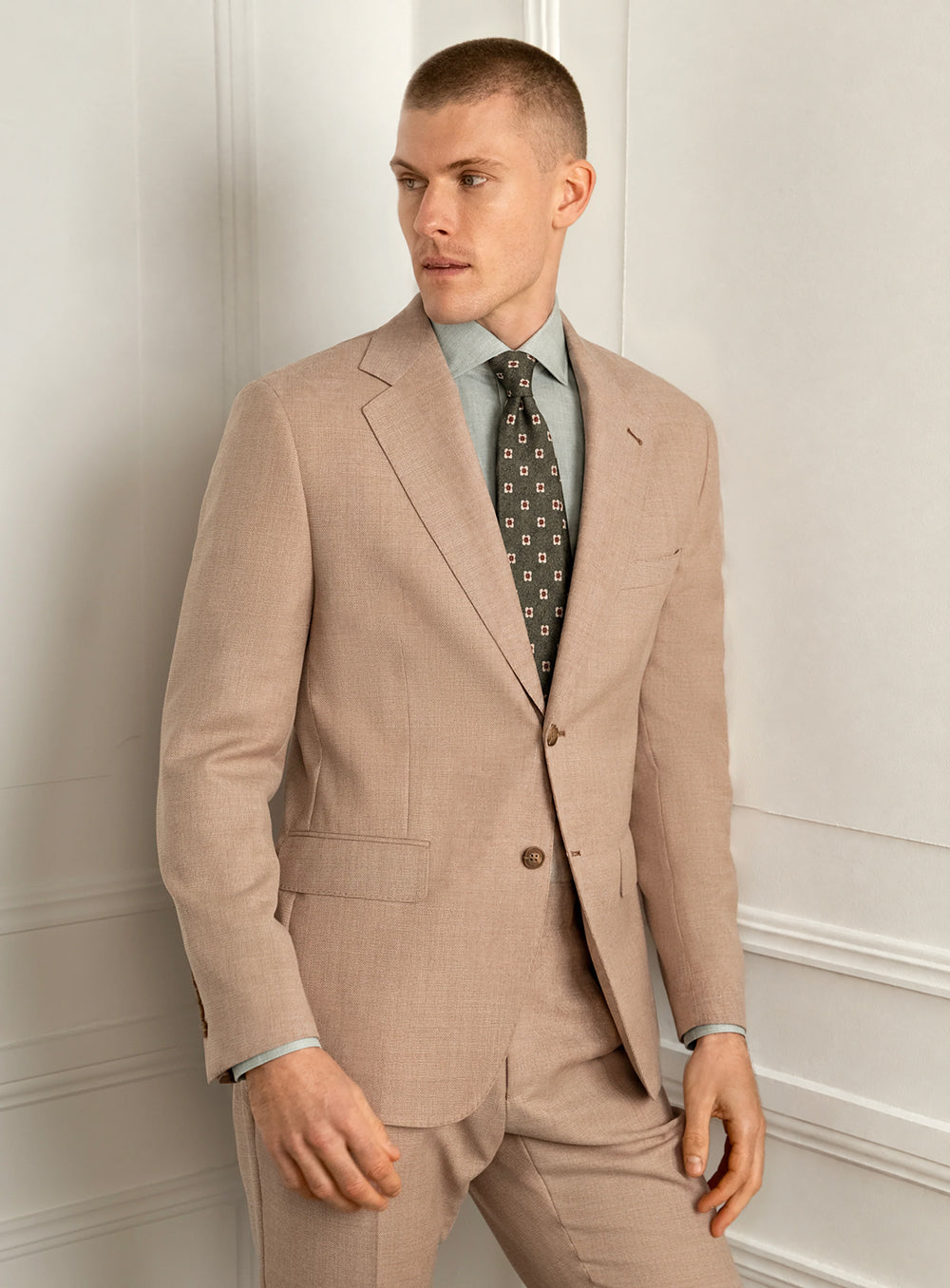 Vito Apricot Basketweave Sport Jacket