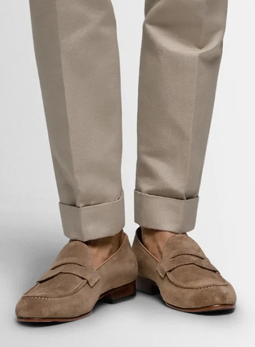 Sienna Canvas Taupe Trousers