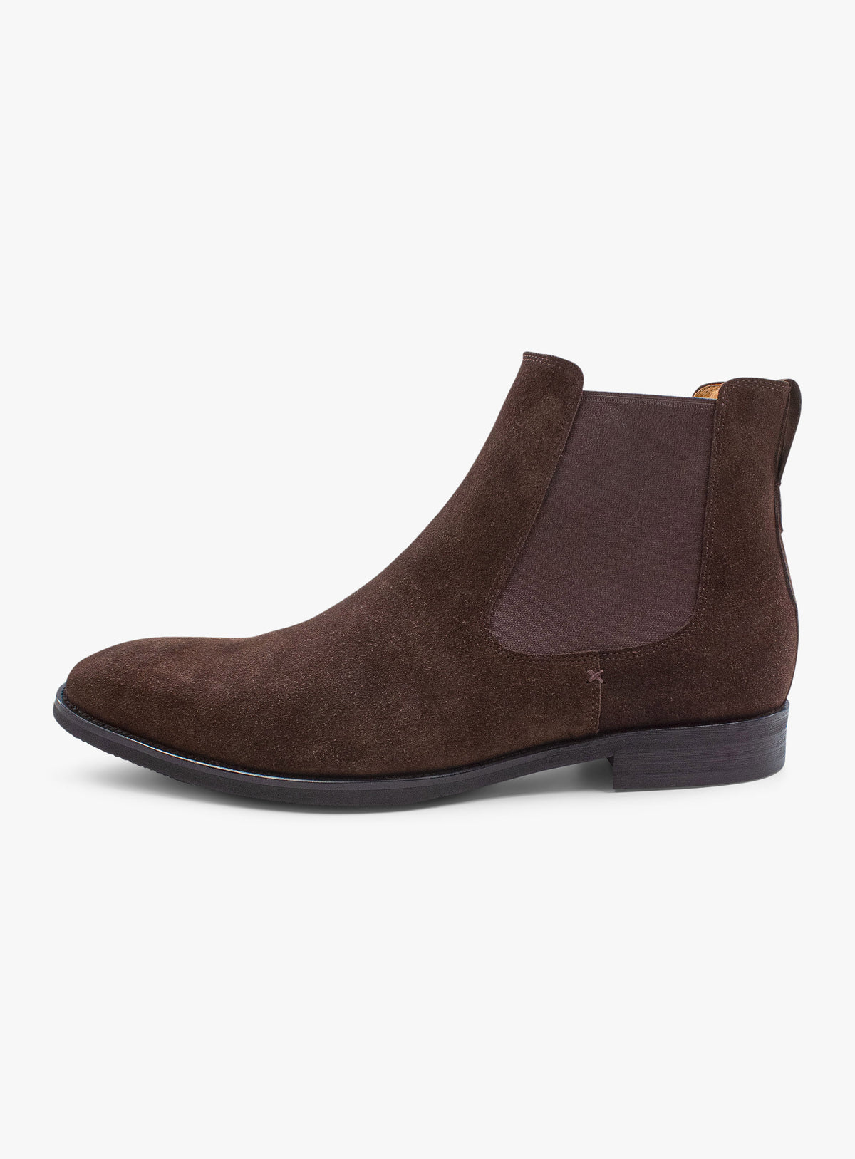 Vittorio Suede Chelsea Chocolate Boot