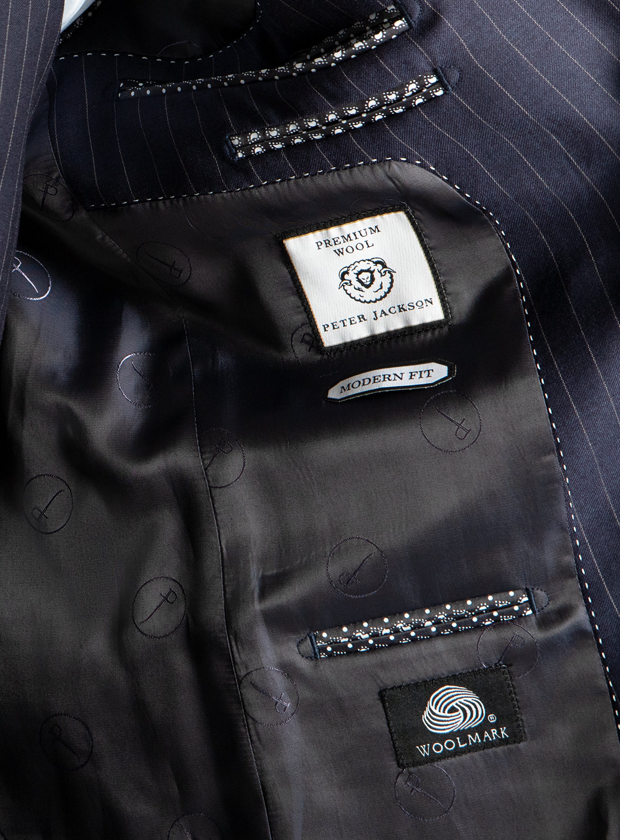 Giancarlo Pinstripe Navy Suit
