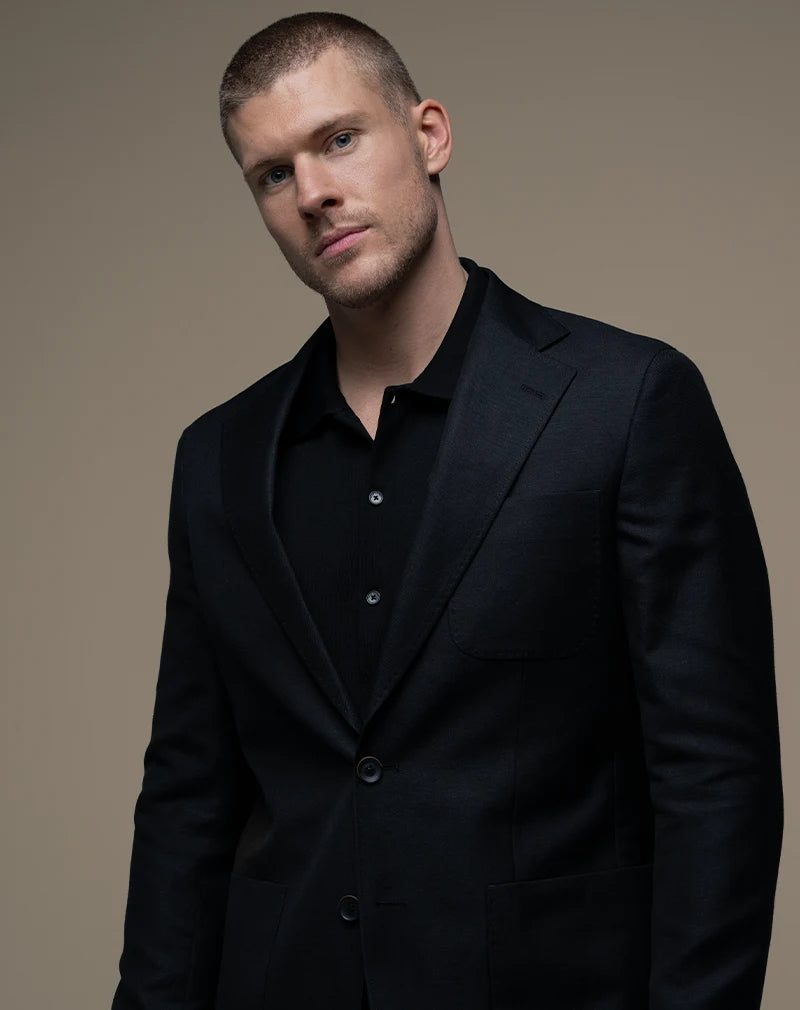 Peter Jackson model wearing a sports jacket