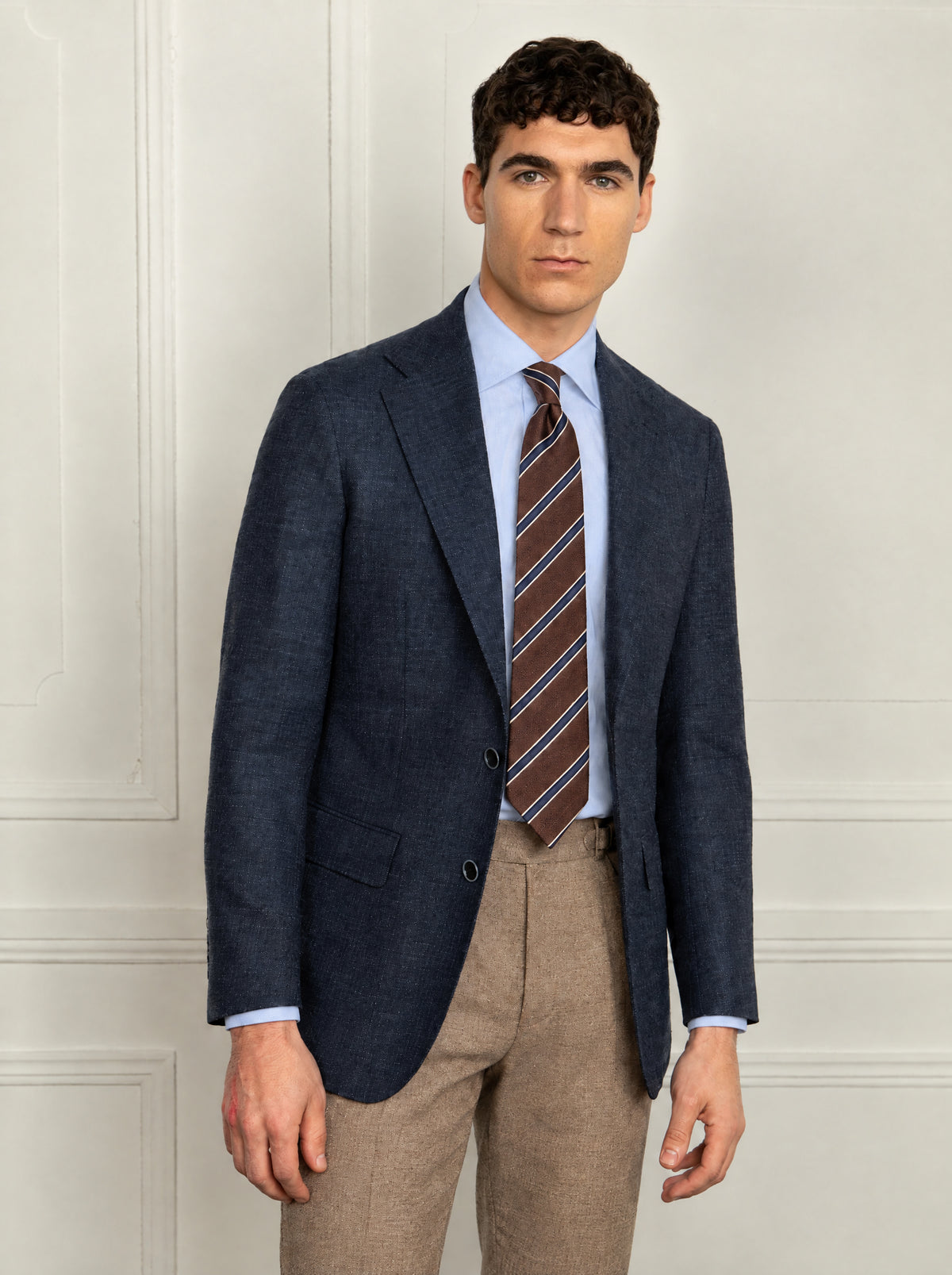 Vitale Birdseye Blue Sport Jacket
