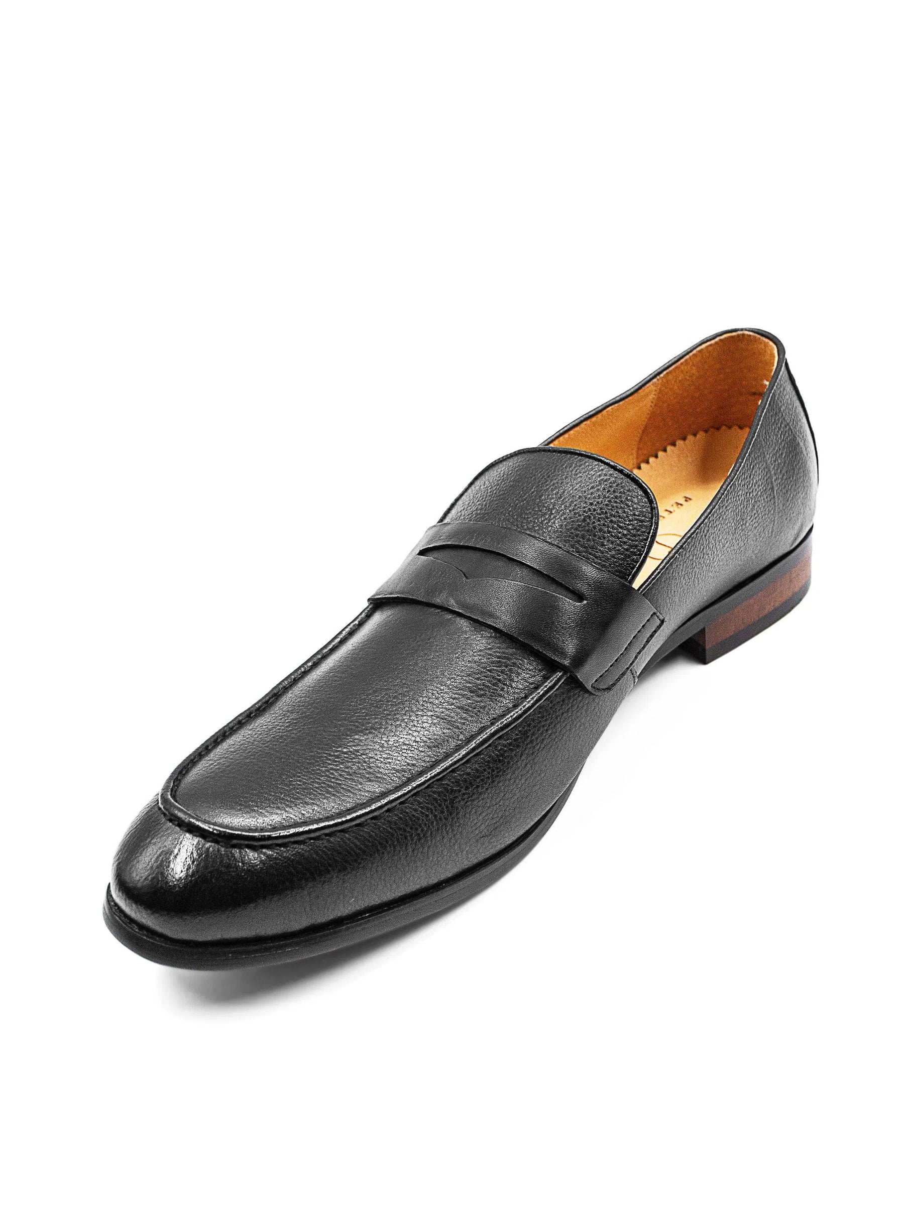 Albinoni Black Penny Loafer