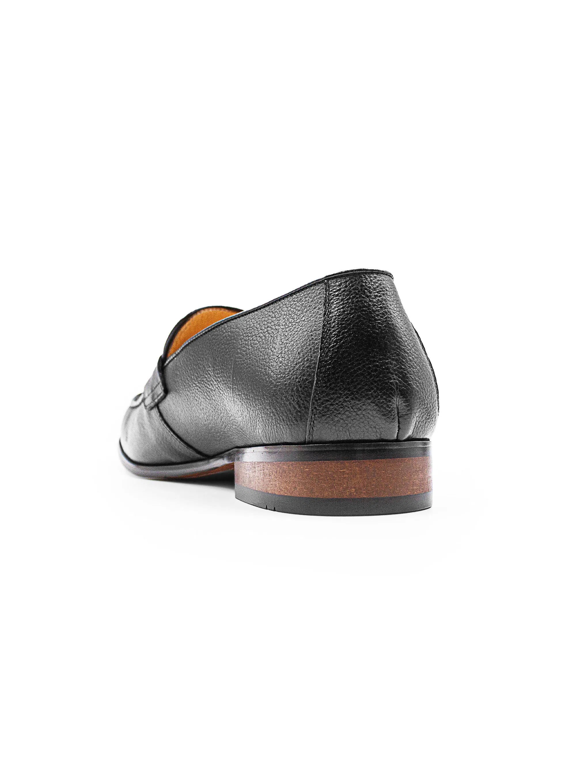 Albinoni Black Penny Loafer