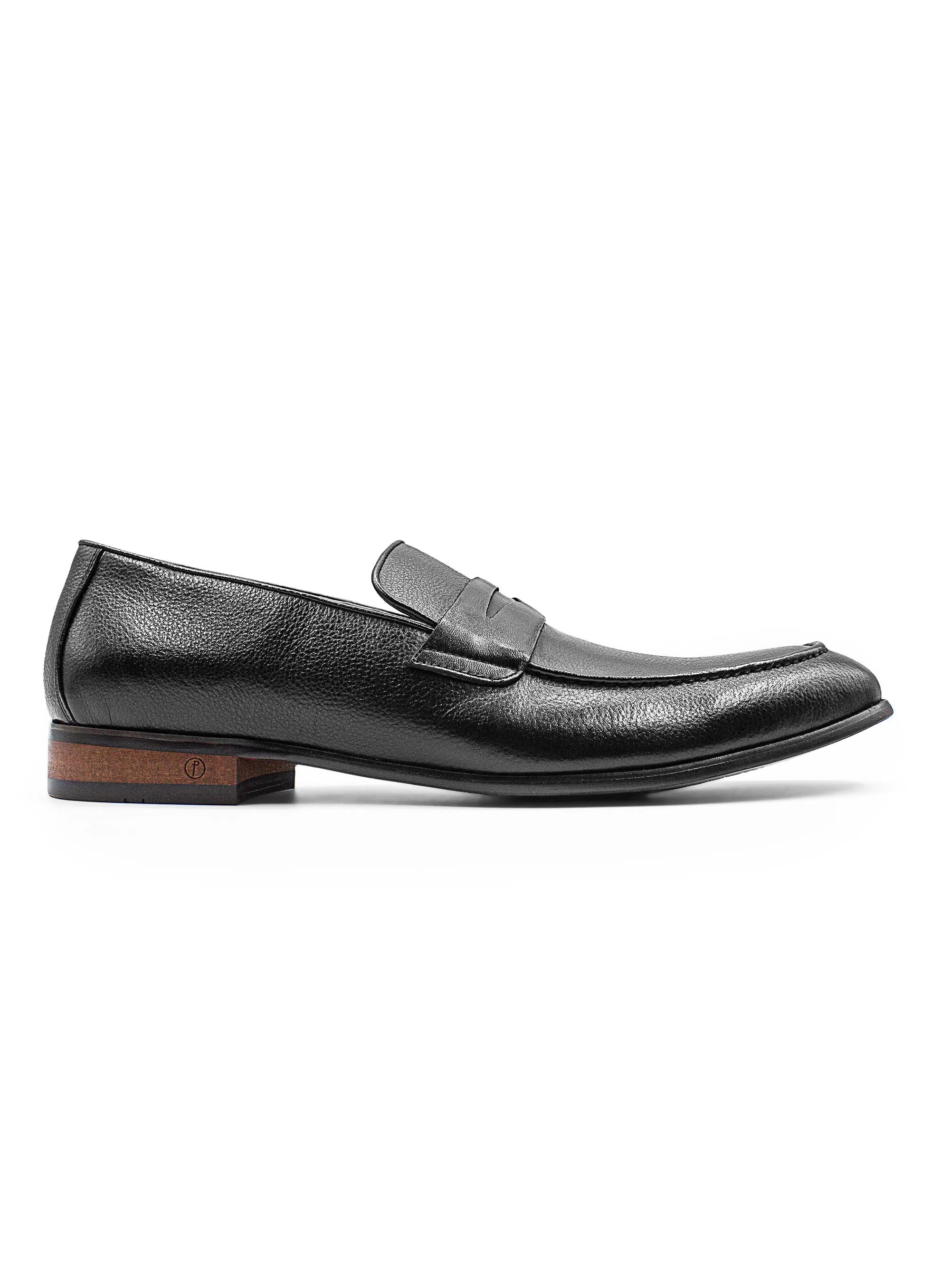Albinoni Black Penny Loafer